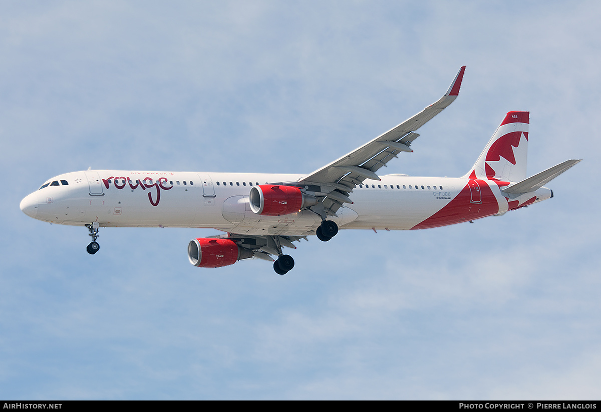 Aircraft Photo of C-FJOU | Airbus A321-211 | Air Canada Rouge | AirHistory.net #460285