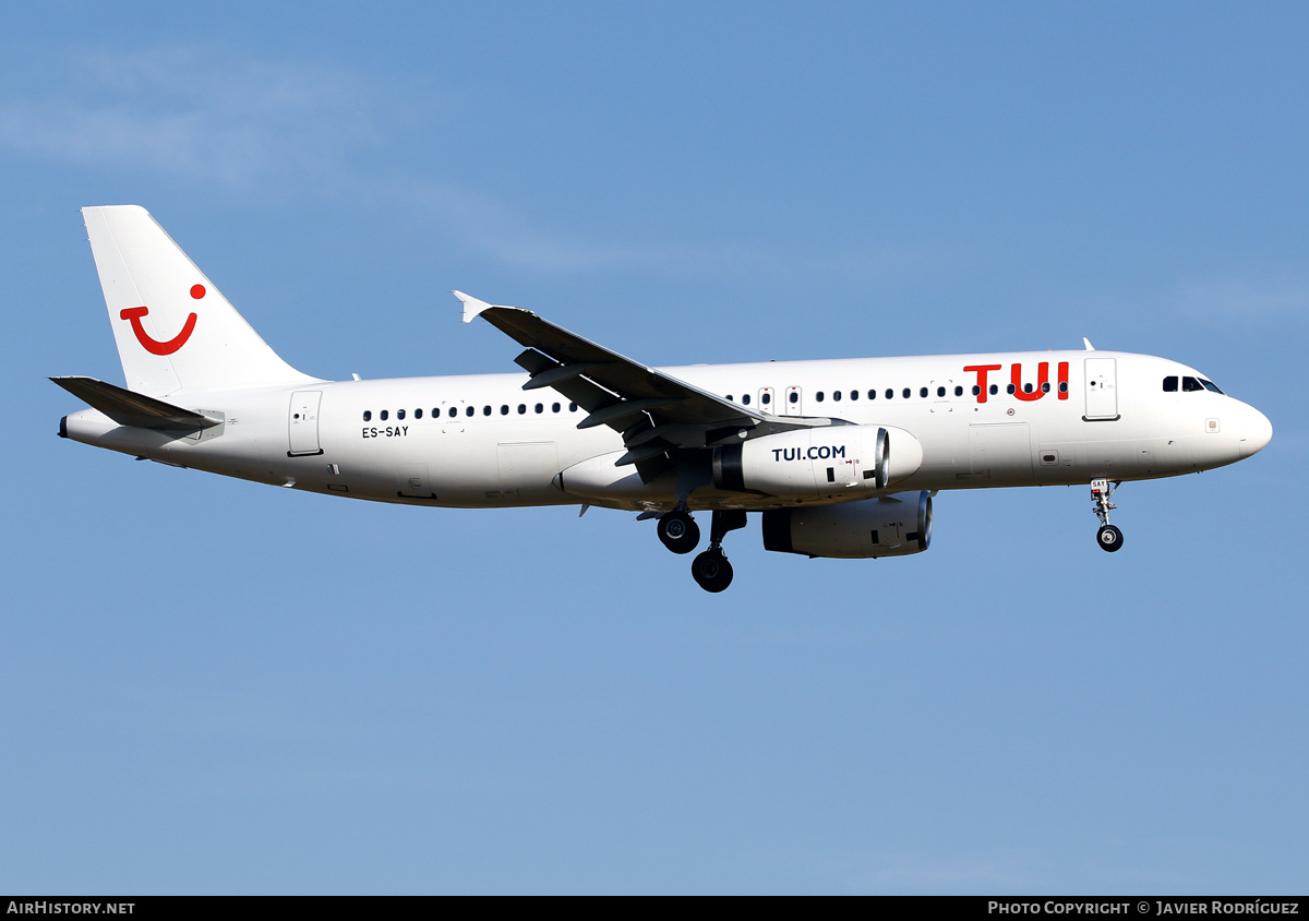 Aircraft Photo of ES-SAY | Airbus A320-232 | TUI | AirHistory.net #460292