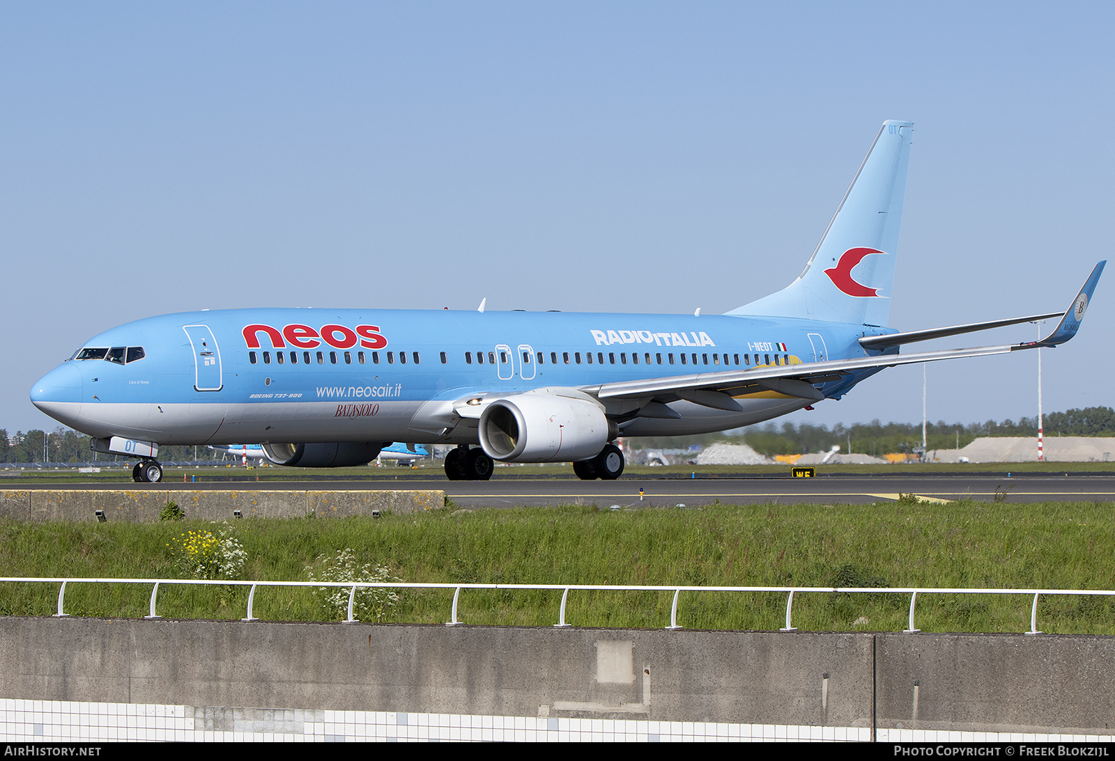 Aircraft Photo of I-NEOT | Boeing 737-86N | Neos | AirHistory.net #460301