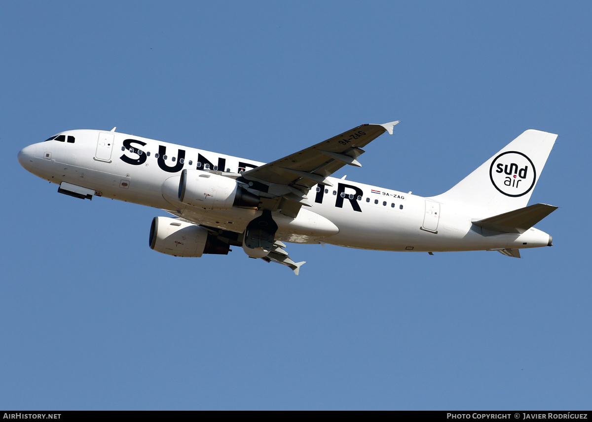 Aircraft Photo of 9A-ZAG | Airbus A319-111 | Sundair | AirHistory.net #460306