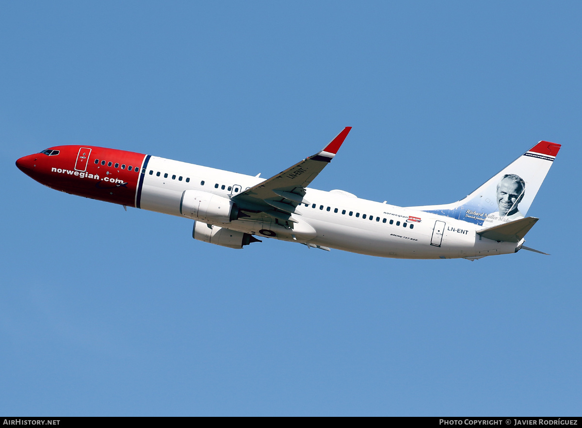 Aircraft Photo of LN-ENT | Boeing 737-8JP | Norwegian Air Shuttle | AirHistory.net #460325
