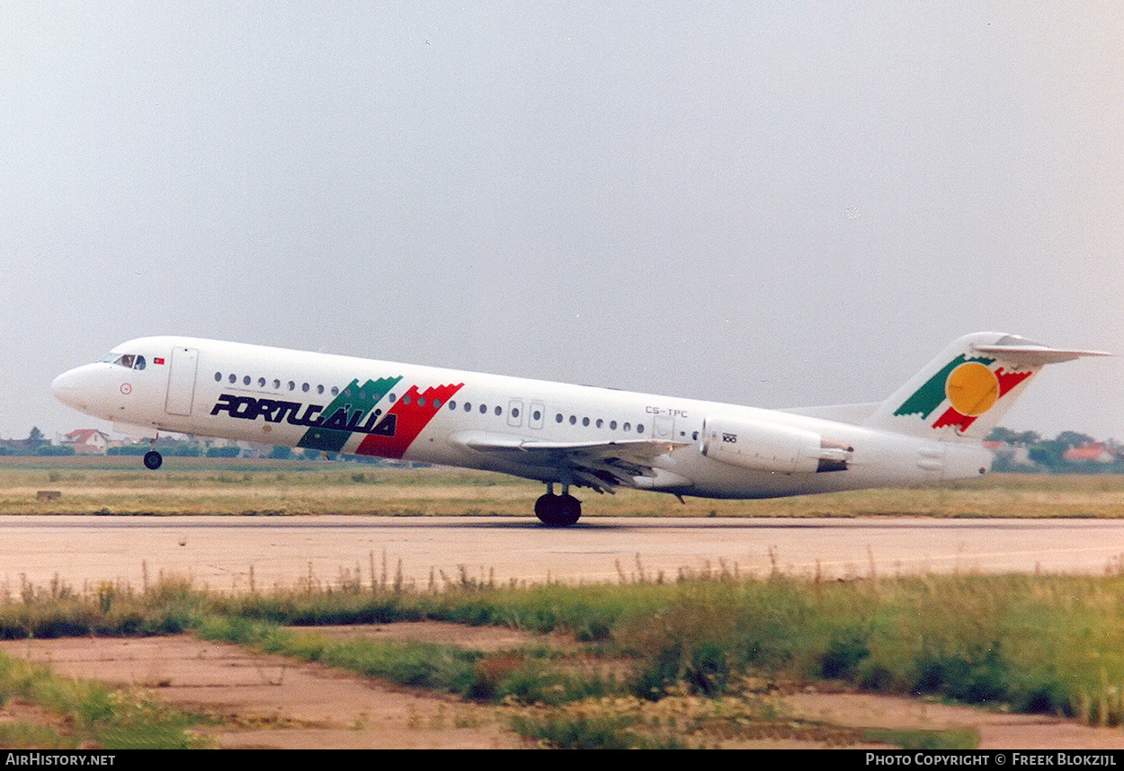 Aircraft Photo of CS-TPC | Fokker 100 (F28-0100) | Portugália Airlines - PGA | AirHistory.net #460327