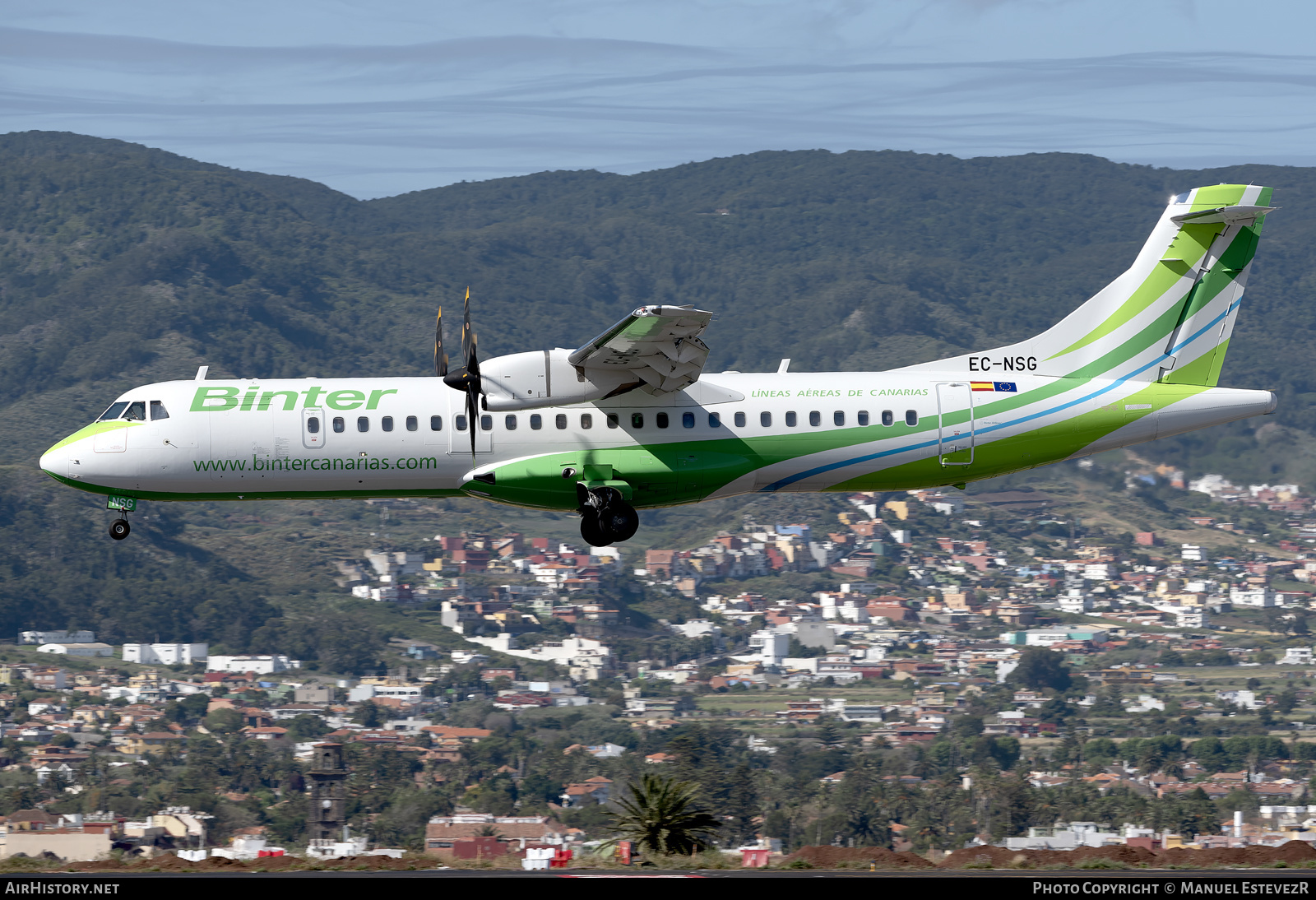 Aircraft Photo of EC-NSG | ATR ATR-72-600 (ATR-72-212A) | Binter Canarias | AirHistory.net #460339