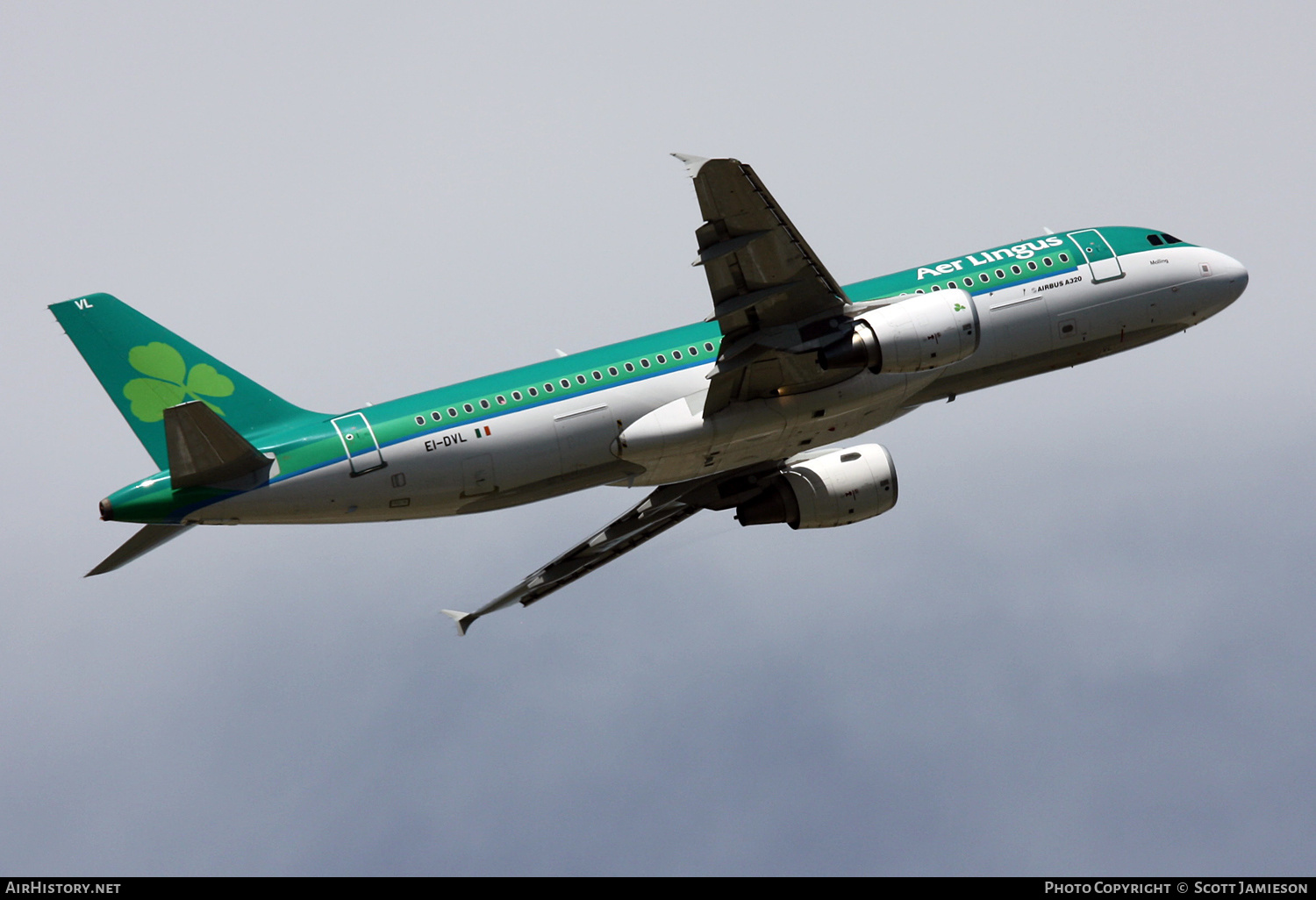 Aircraft Photo of EI-DVL | Airbus A320-214 | Aer Lingus | AirHistory.net #460340