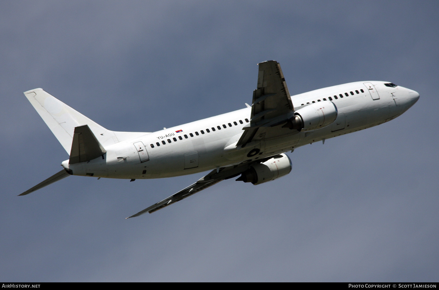 Aircraft Photo of YU-AOU | Boeing 737-322 | Jat Airways | AirHistory.net #460343