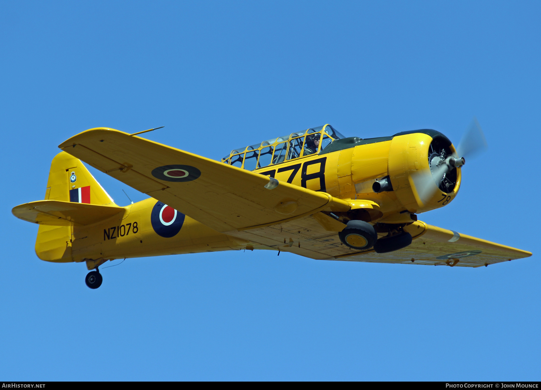 Aircraft Photo of ZK-ENG / NZ1078 | North American AT-6D Harvard III | New Zealand Warbirds | New Zealand - Air Force | AirHistory.net #460352