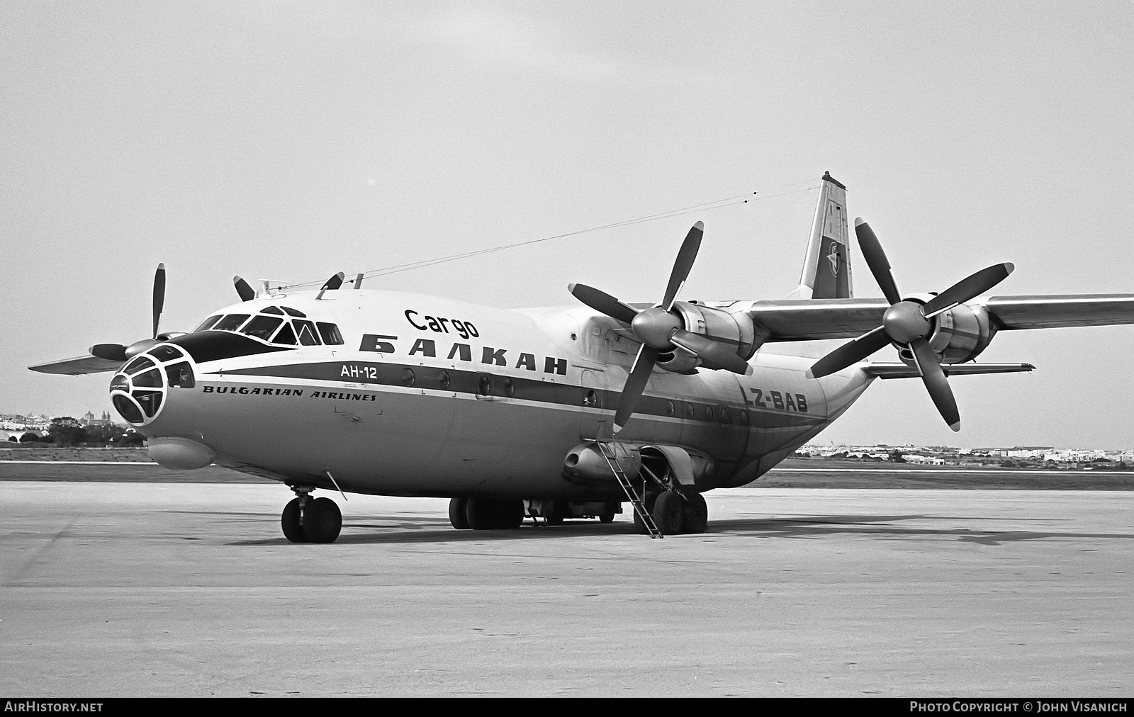 Aircraft Photo of LZ-BAB | Antonov An-12B | Balkan - Bulgarian Airlines Cargo | AirHistory.net #460368