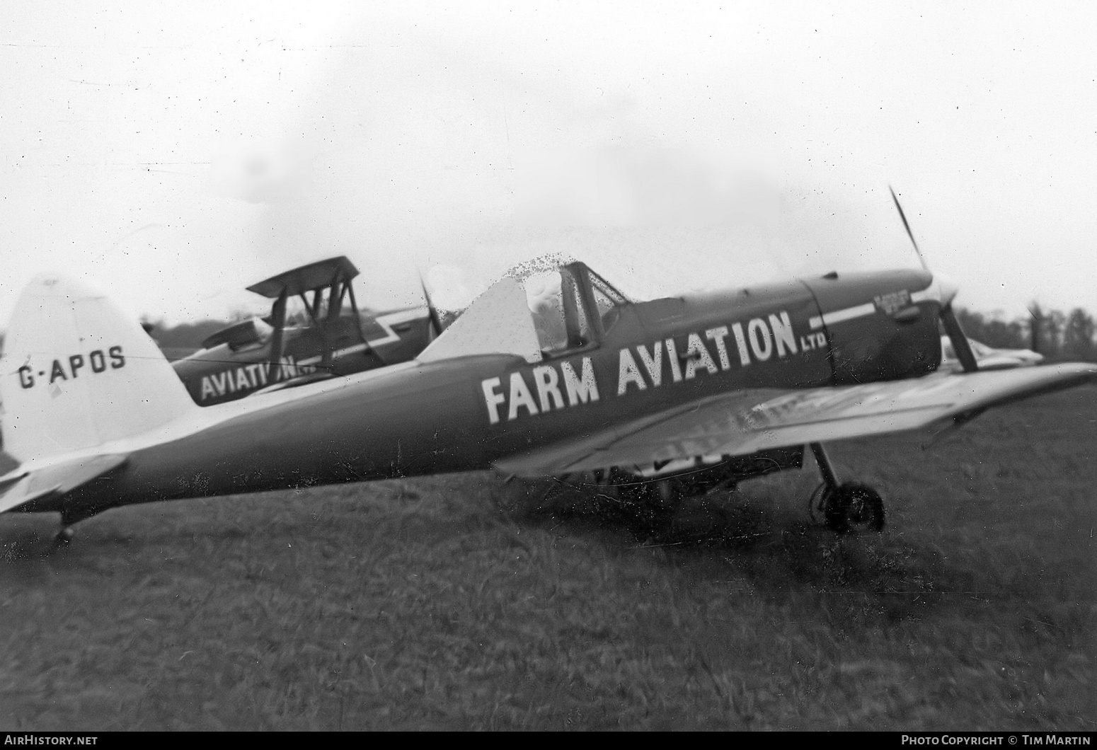 Aircraft Photo of G-APOS | De Havilland DHC-1 Chipmunk Mk23 | Farm Aviation | AirHistory.net #460380