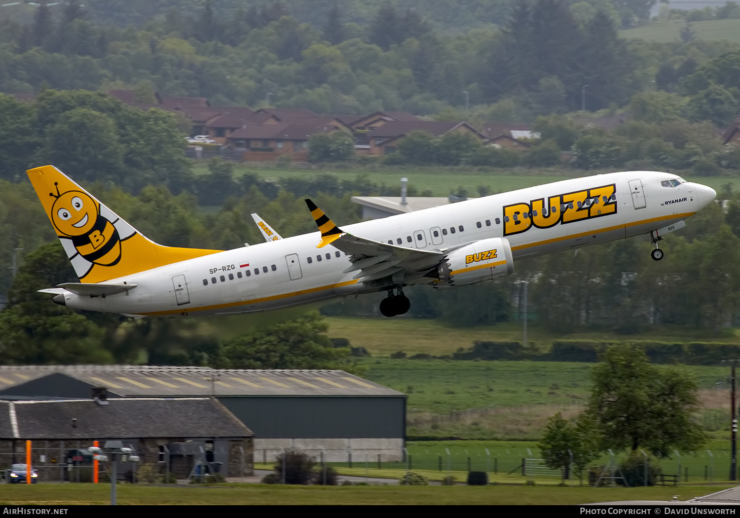 Aircraft Photo of SP-RZG | Boeing 737-8200 Max 200 | Buzz | AirHistory.net #460404