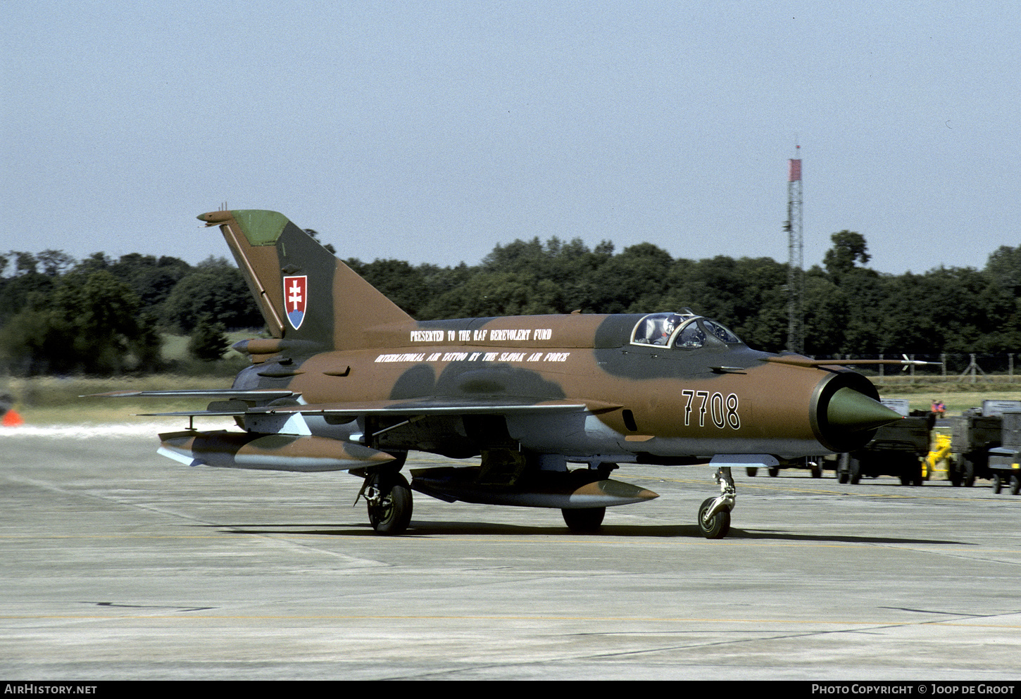 Aircraft Photo of 7708 | Mikoyan-Gurevich MiG-21MF | Slovakia - Air Force | AirHistory.net #460407