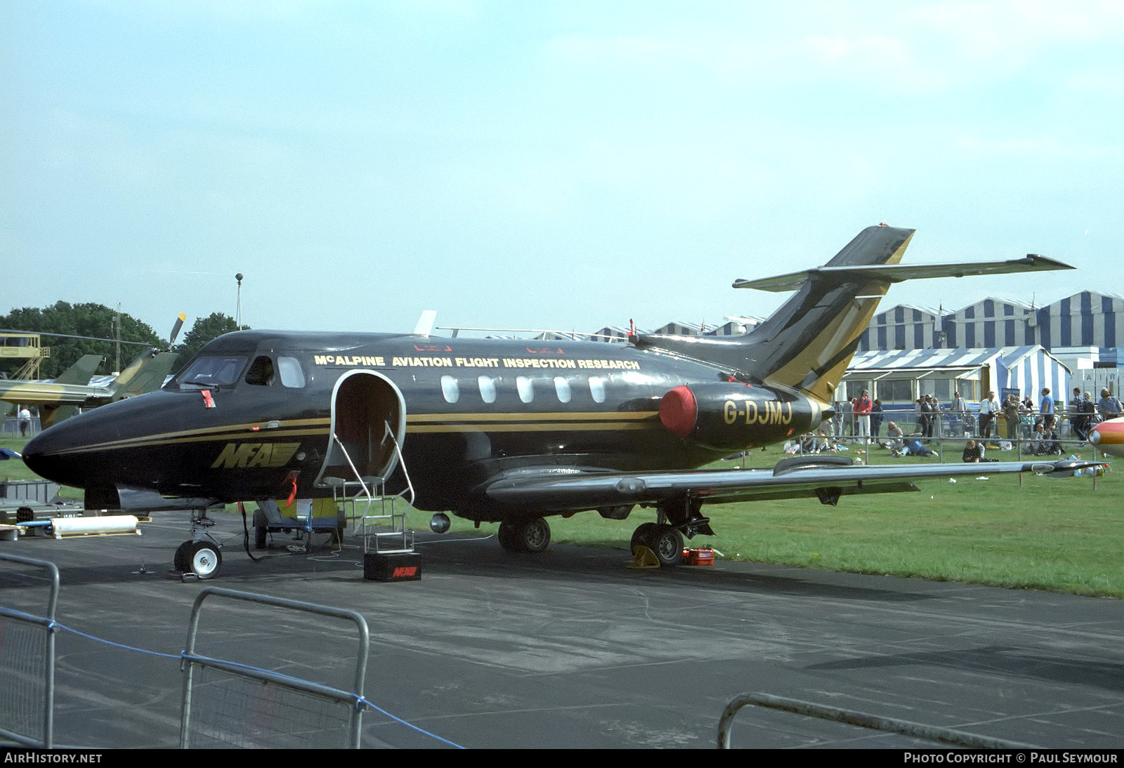 Aircraft Photo of G-DJMJ | Hawker Siddeley HS-125-1B/522 | McAlpine Aviation | AirHistory.net #460483