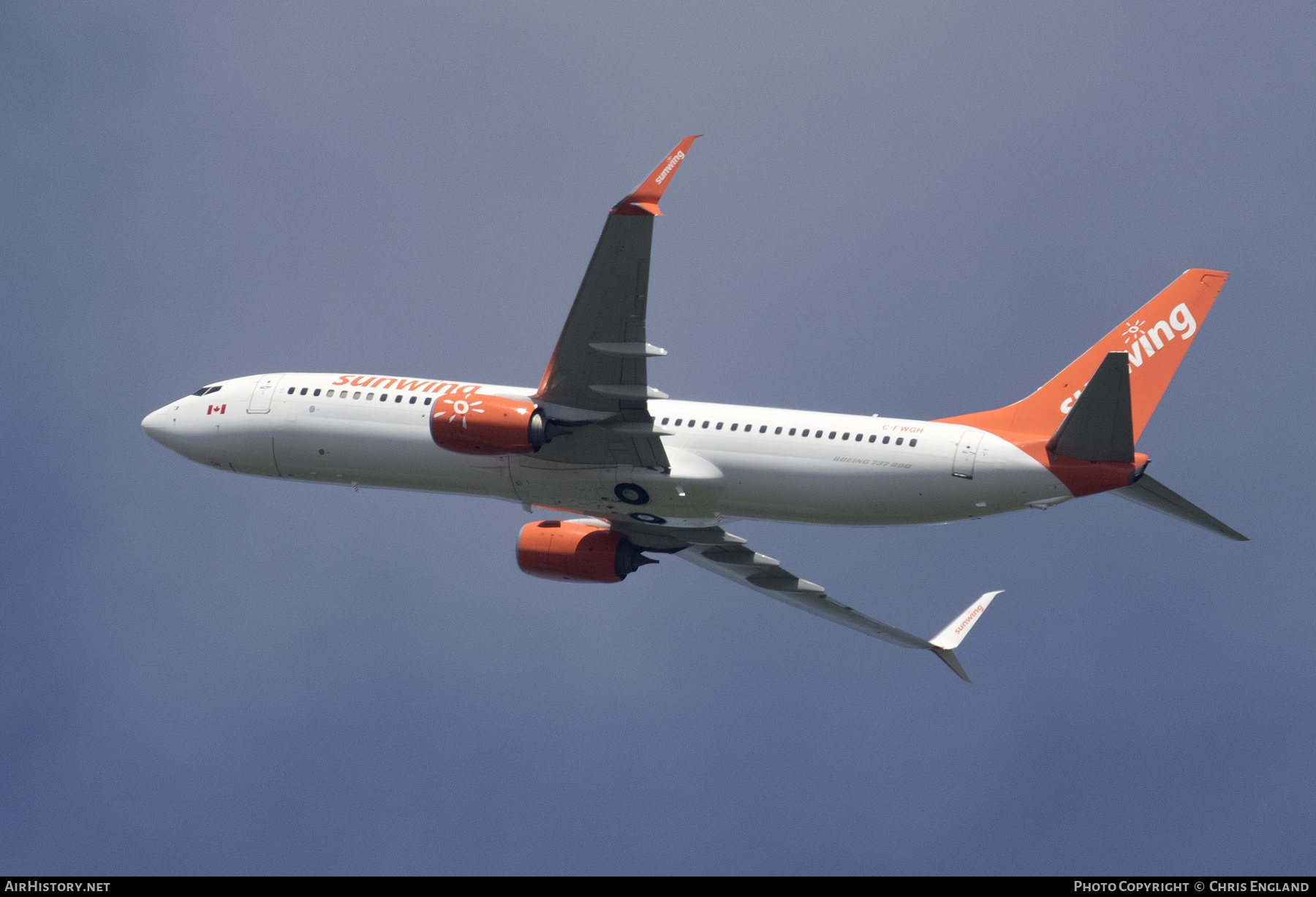 Aircraft Photo of C-FWGH | Boeing 737-86J | Sunwing Airlines | AirHistory.net #460534