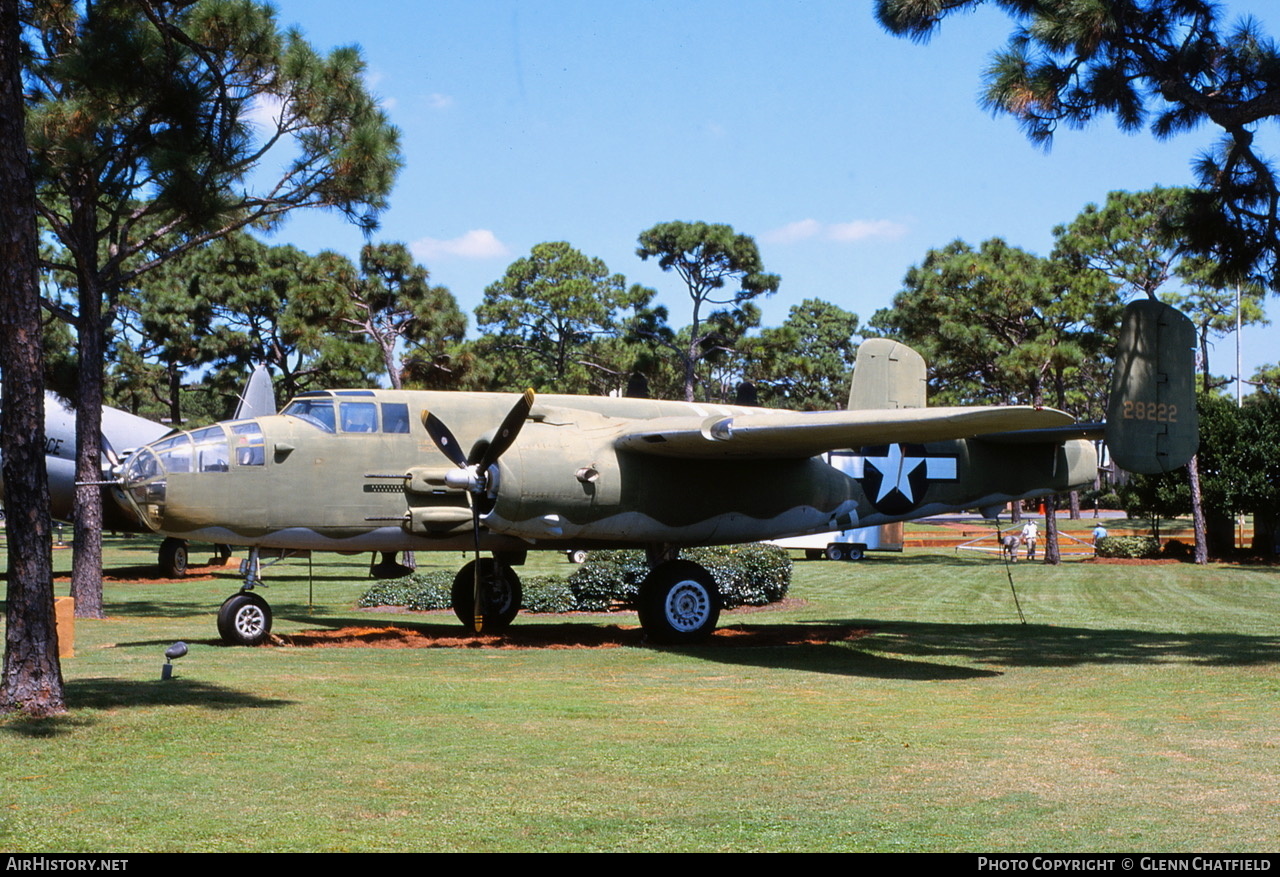 Aircraft Photo of 43-28222 / 28222 | North American B-25J Mitchell | USA - Air Force | AirHistory.net #460553