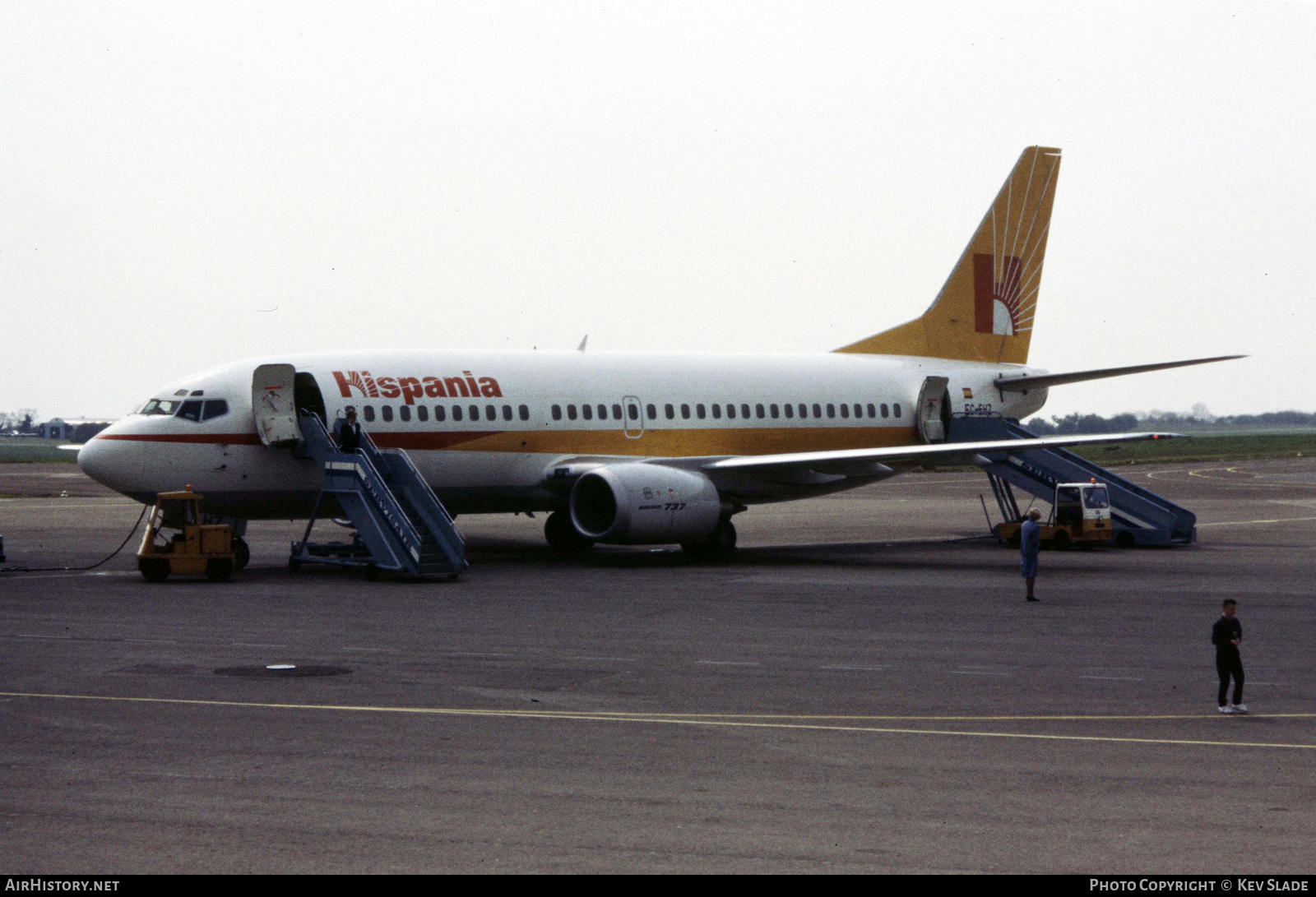 Aircraft Photo of EC-EHZ | Boeing 737-3Y0 | Hispania Líneas Aéreas | AirHistory.net #460603