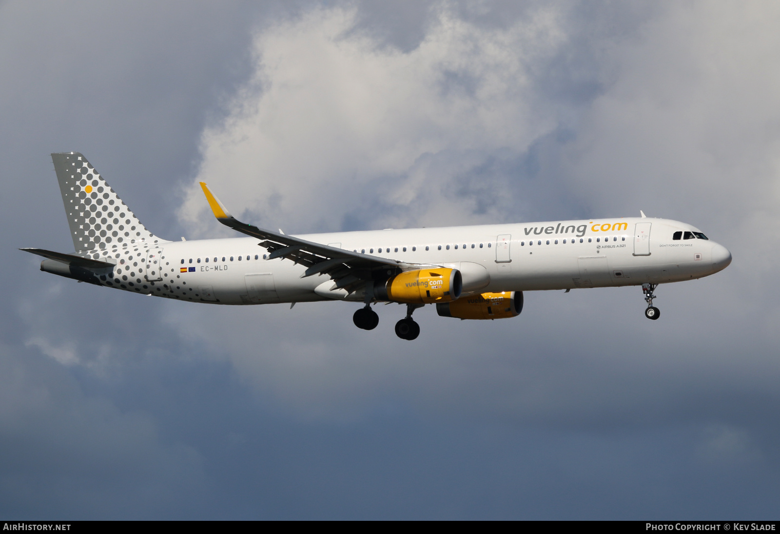 Aircraft Photo of EC-MLD | Airbus A321-231 | Vueling Airlines | AirHistory.net #460632