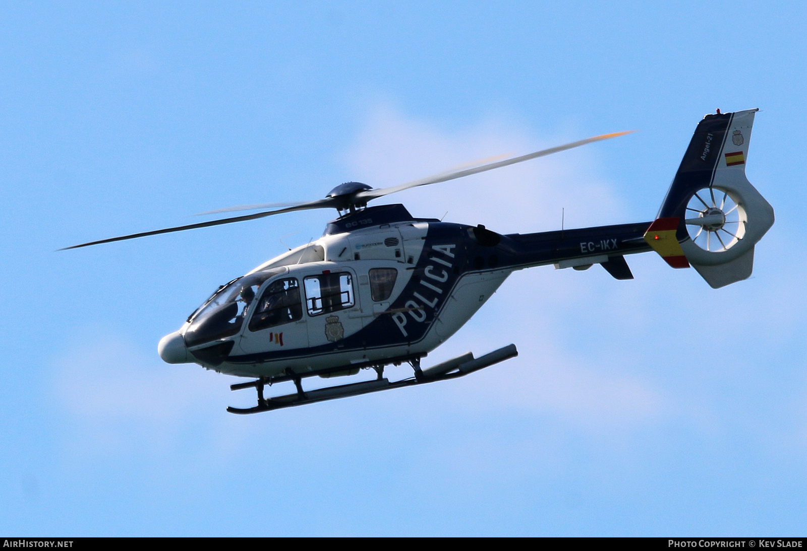 Aircraft Photo of EC-IKX | Eurocopter EC-135P-2 | Policía | AirHistory.net #460637