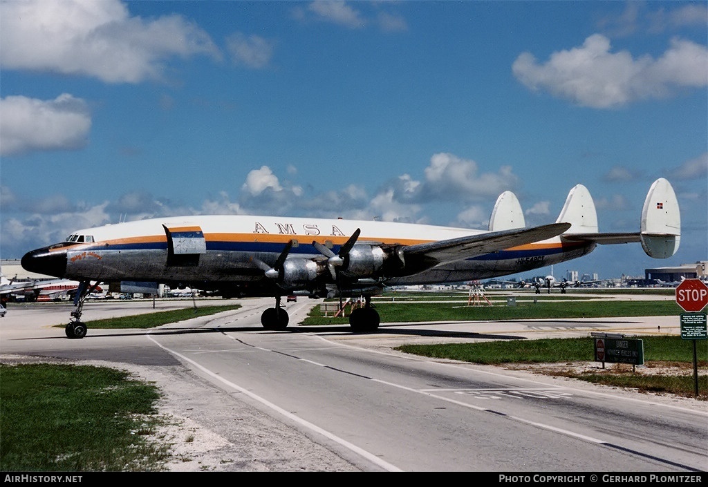 Aircraft Photo of HI542CT | Lockheed L-1049H/06 Super Constellation | AMSA - Aerolíneas Mundo | AirHistory.net #460641