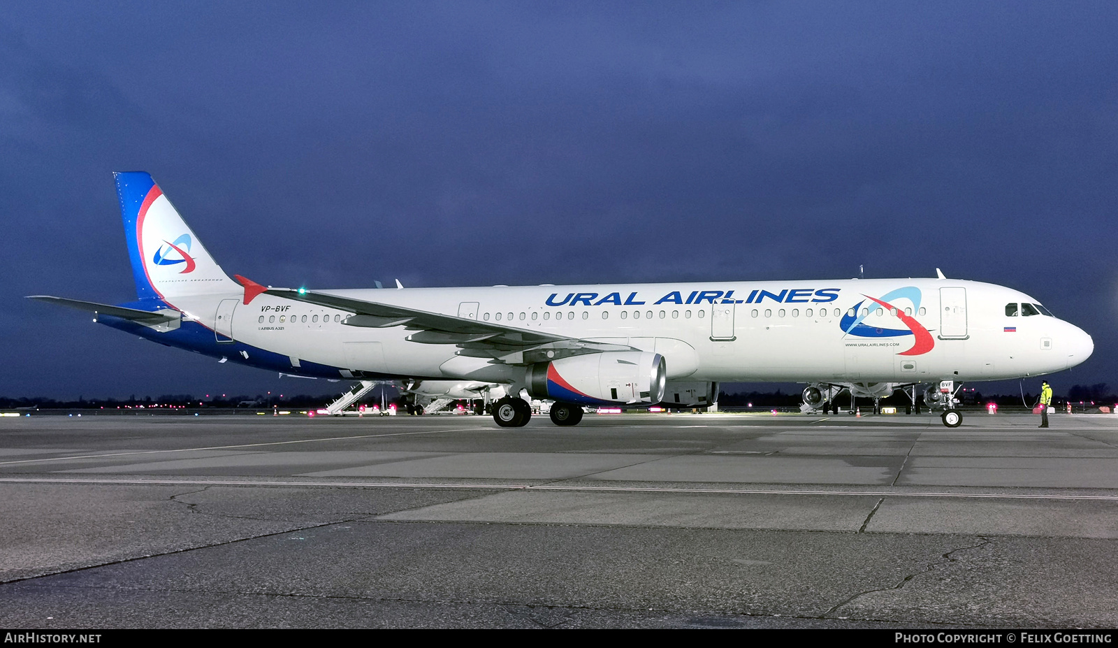 Aircraft Photo of VP-BVF | Airbus A321-231 | Ural Airlines | AirHistory.net #460718