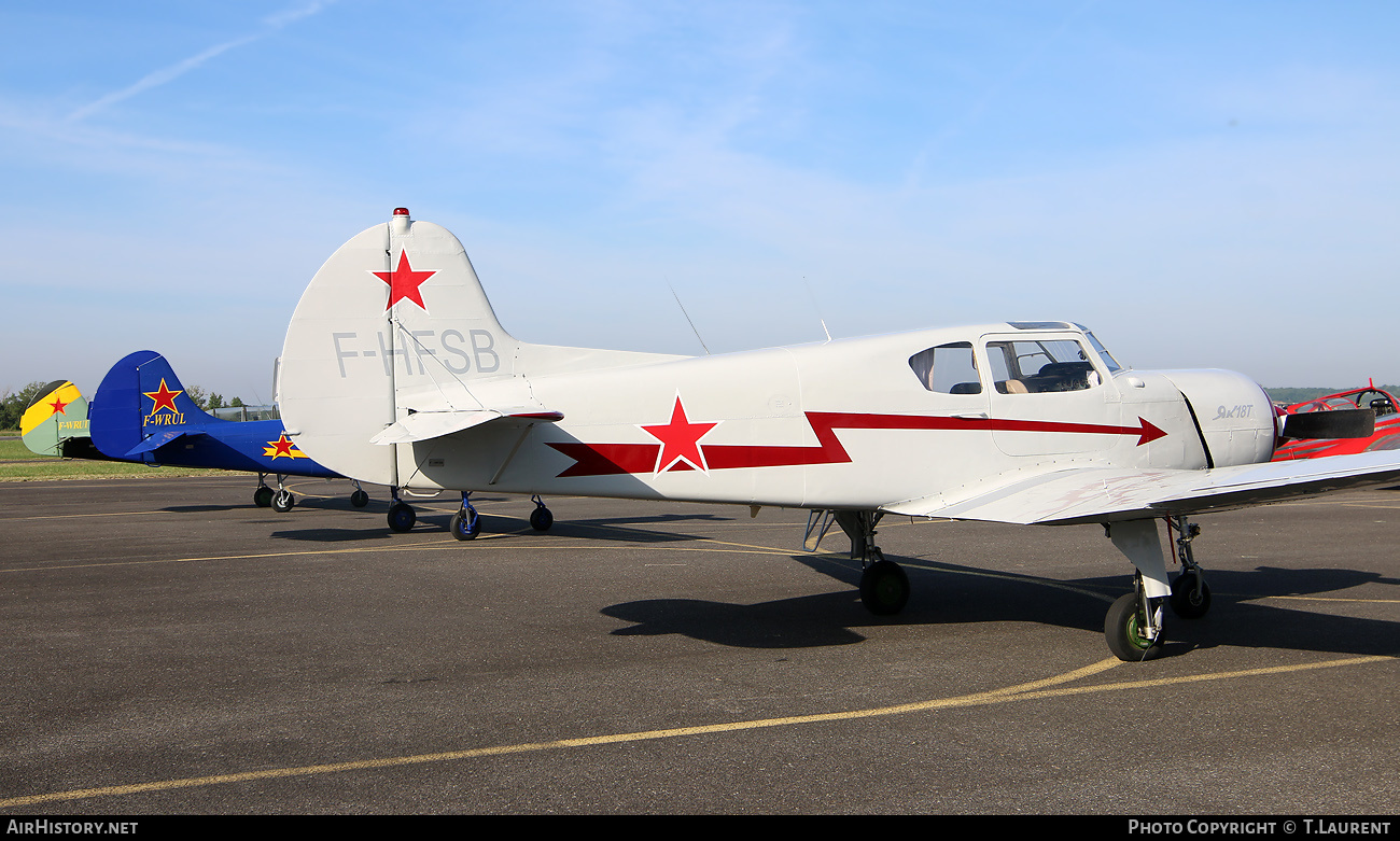 Aircraft Photo of F-HFSB | Yakovlev Yak-18T | Soviet Union - Air Force | AirHistory.net #460723