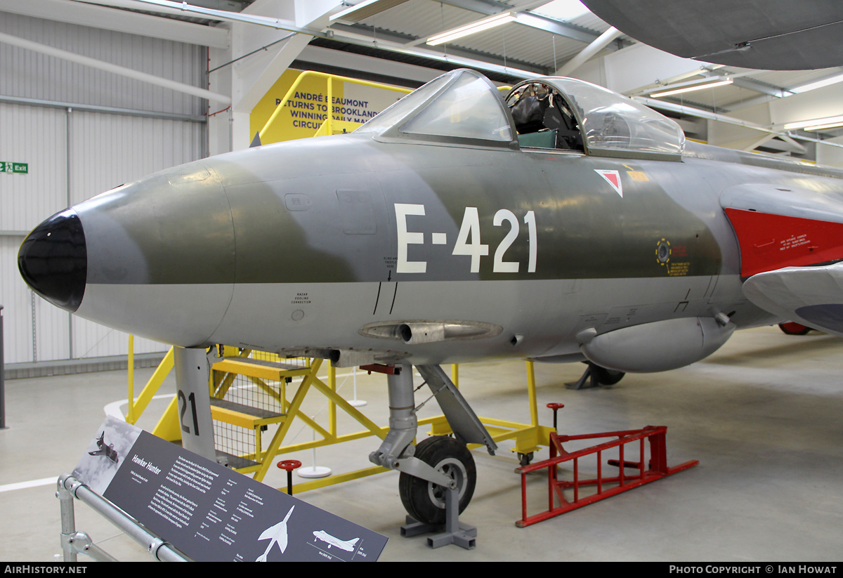 Aircraft Photo of E-421 | Hawker Hunter F51 | Denmark - Air Force | AirHistory.net #460734