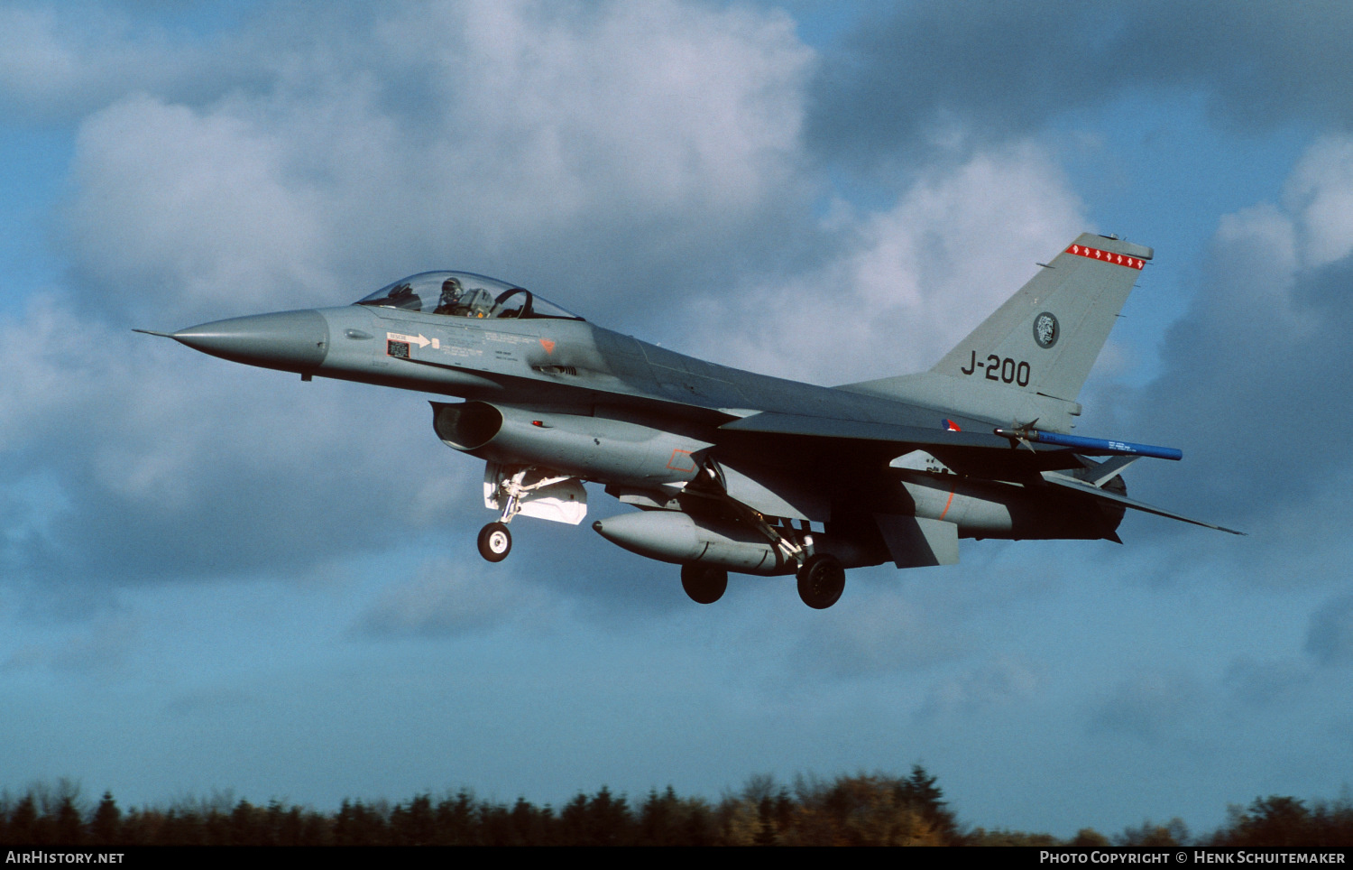 Aircraft Photo of J-200 | General Dynamics F-16A Fighting Falcon | Netherlands - Air Force | AirHistory.net #460743