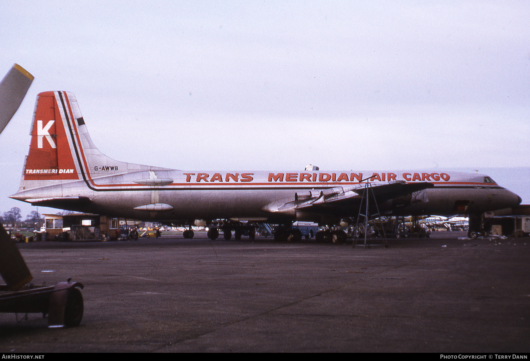 Aircraft Photo of G-AWWB | Canadair CL-44D4-2 | Transmeridian Air Cargo | AirHistory.net #460762