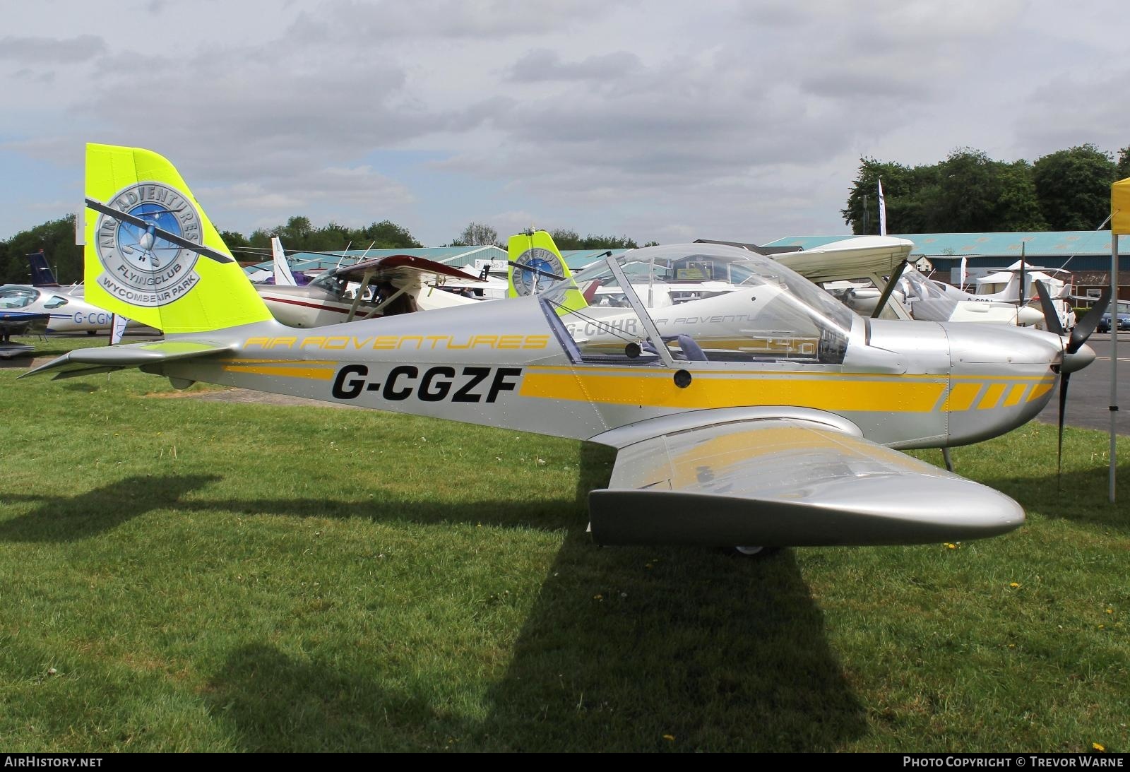 Aircraft Photo of G-CGZF | Evektor-Aerotechnik EV-97 TeamEurostar UK | Air Adventures Flying Club | AirHistory.net #460773