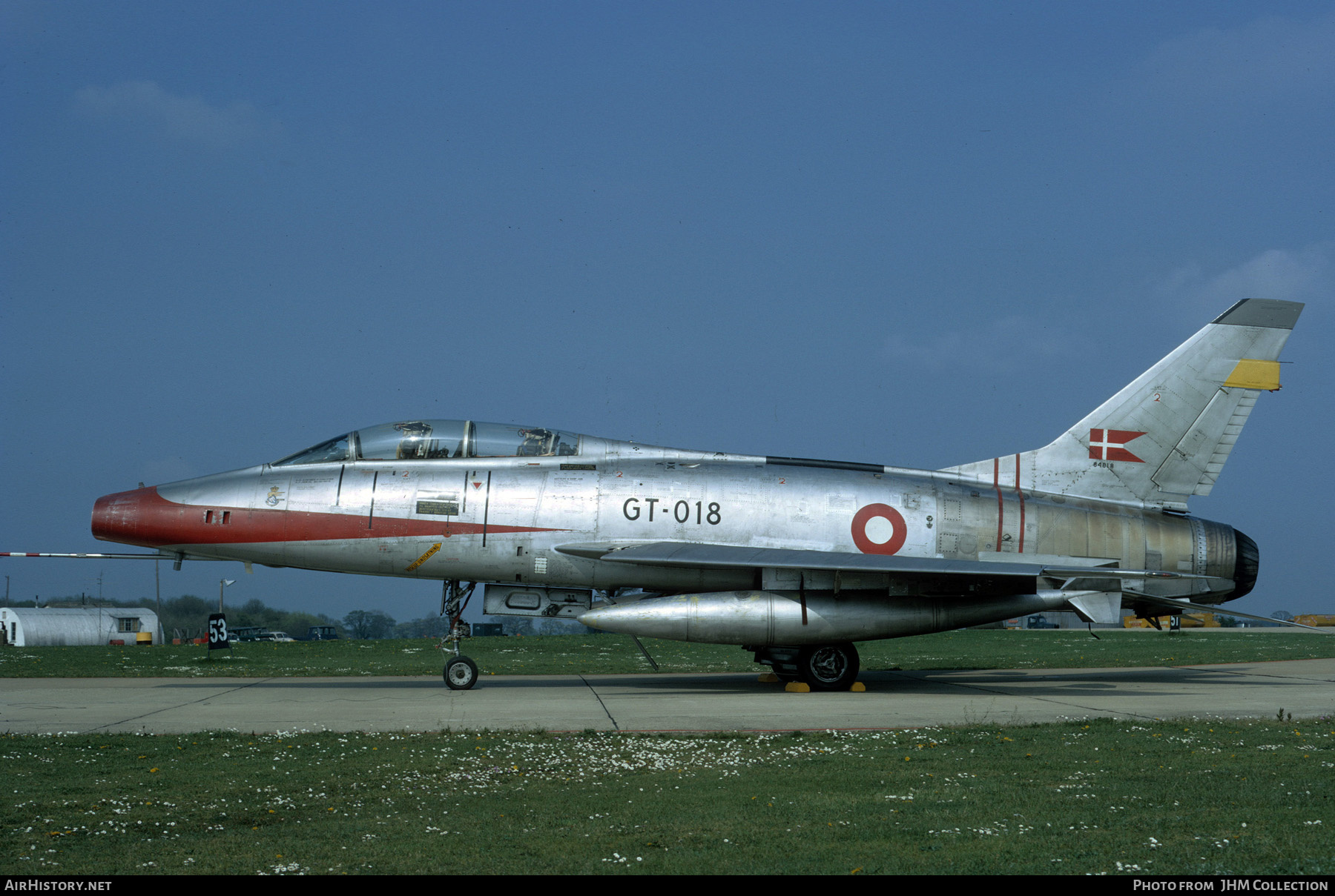 Aircraft Photo of GT-018 / 64018 | North American F-100F Super Sabre | Denmark - Air Force | AirHistory.net #460921
