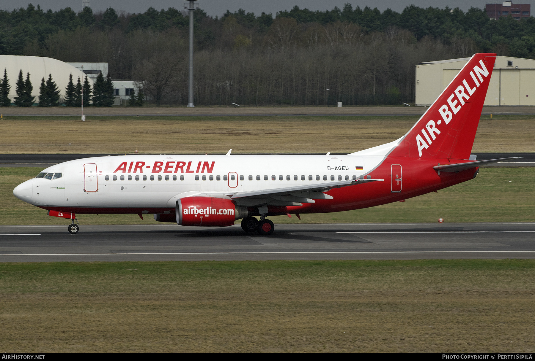 Aircraft Photo of D-AGEU | Boeing 737-75B | Air Berlin | AirHistory.net #460956