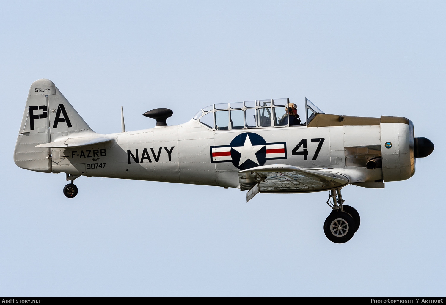 Aircraft Photo of F-AZRB / 90747 | North American SNJ-5 Texan | USA - Navy | AirHistory.net #460959