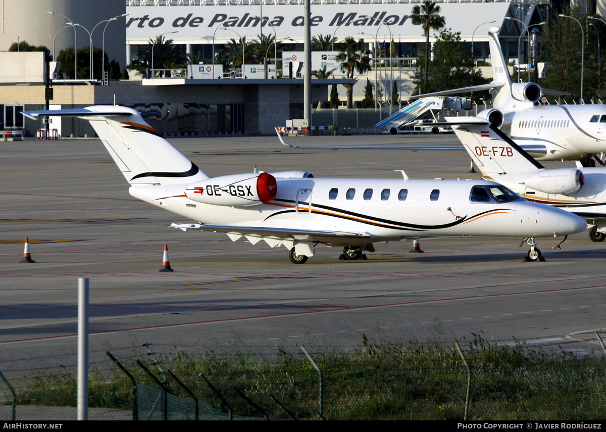 Aircraft Photo of OE-GSX | Cessna 525C CitationJet CJ4 | AirHistory.net #460960