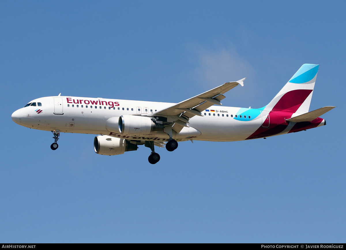 Aircraft Photo of D-ABHC | Airbus A320-214 | Eurowings | AirHistory.net #460974