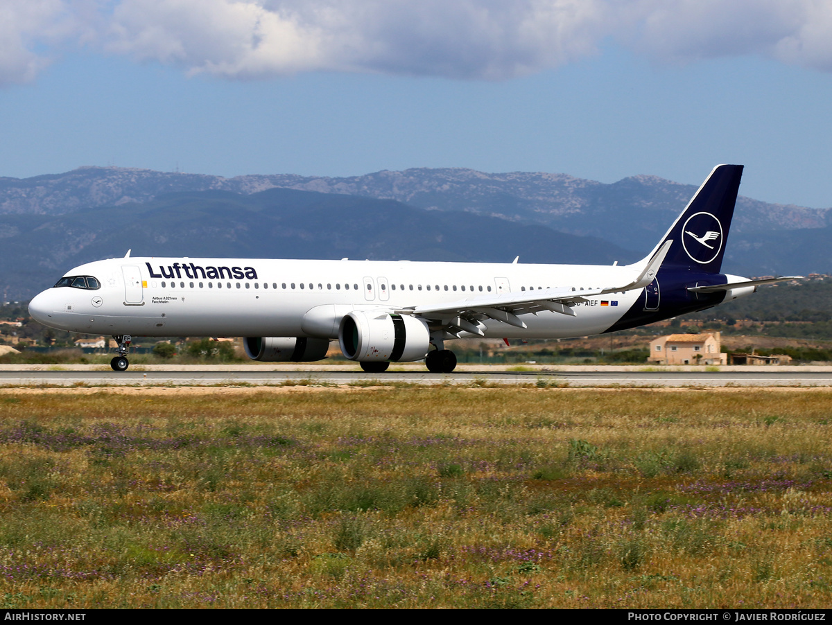 Aircraft Photo of D-AIEF | Airbus A321-271NX | Lufthansa | AirHistory.net #460976