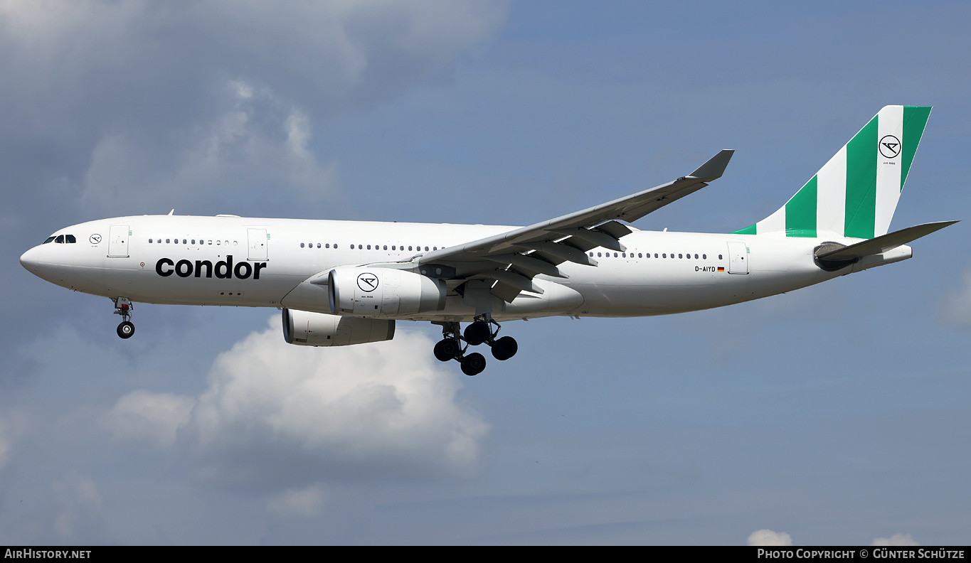 Aircraft Photo of D-AIYD | Airbus A330-243 | Condor Flugdienst | AirHistory.net #460991