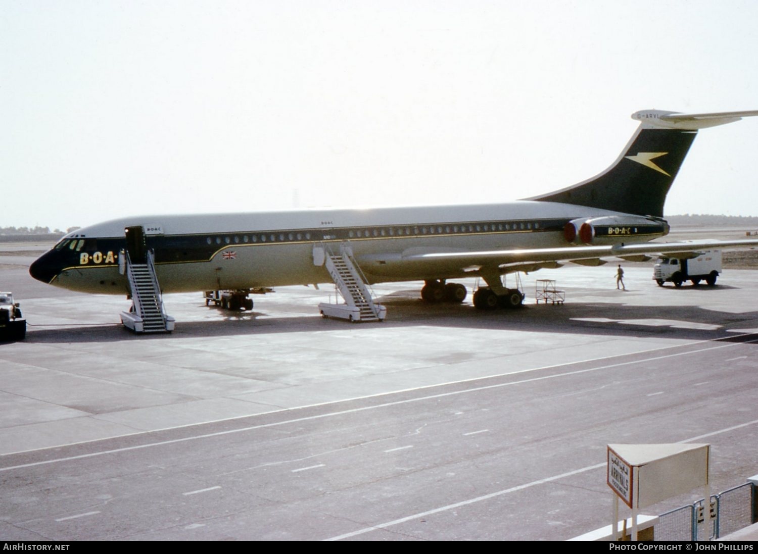 Aircraft Photo of G-ARVL | Vickers VC10 Series 1011 | BOAC - British Overseas Airways Corporation | AirHistory.net #461028