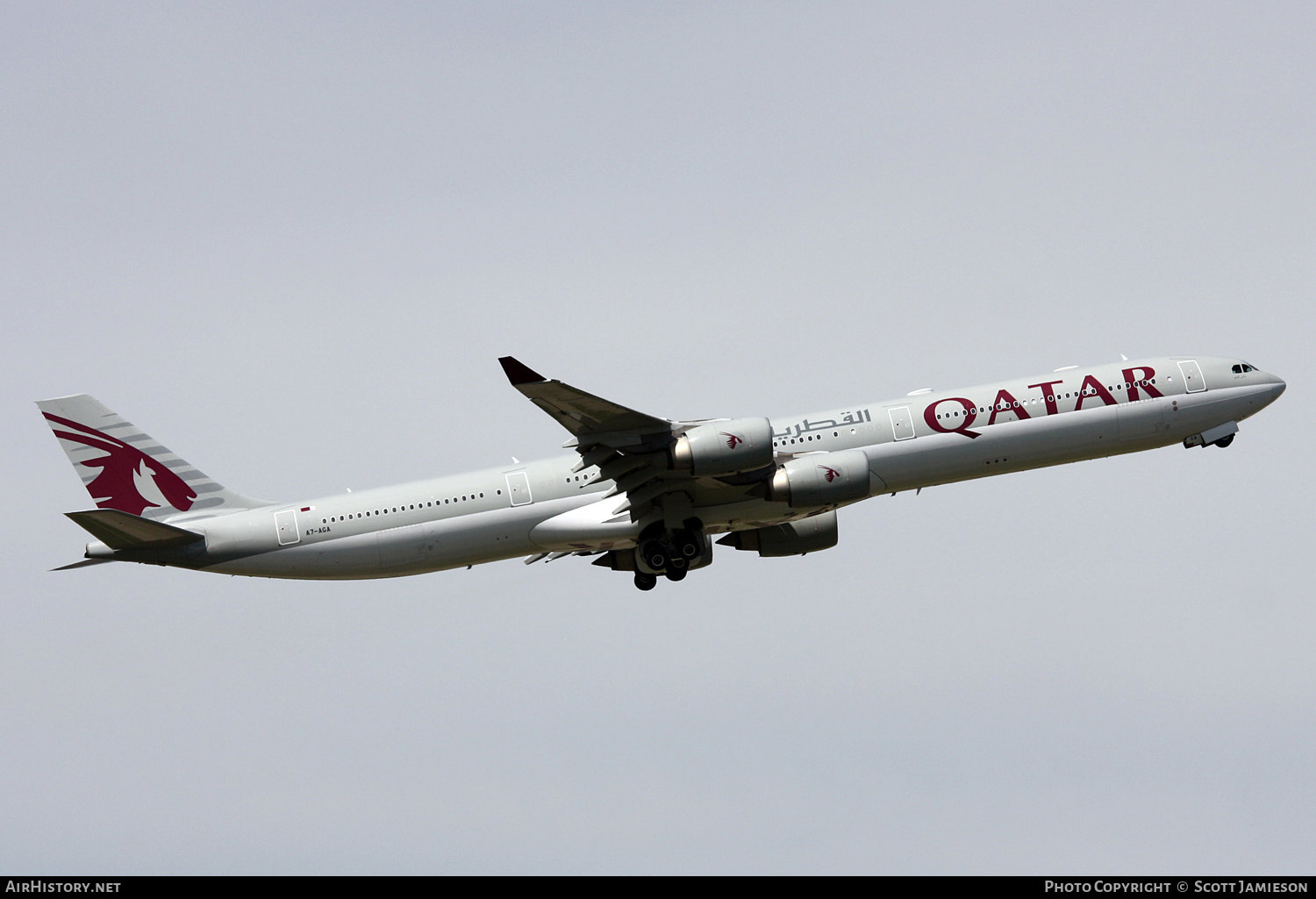 Aircraft Photo of A7-AGA | Airbus A340-642 | Qatar Airways | AirHistory.net #461054