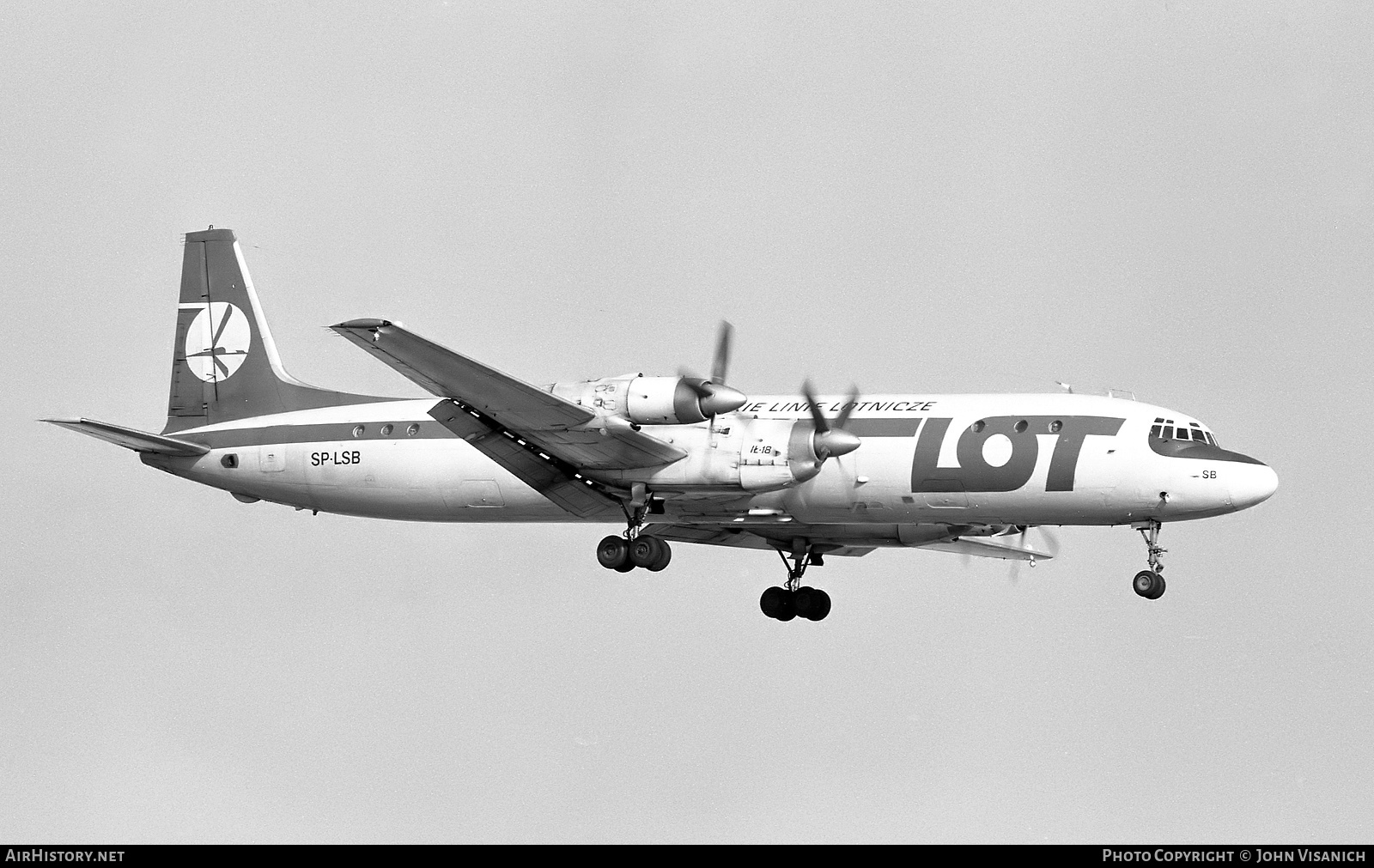 Aircraft Photo of SP-LSB | Ilyushin Il-18V | LOT Polish Airlines - Polskie Linie Lotnicze | AirHistory.net #461055