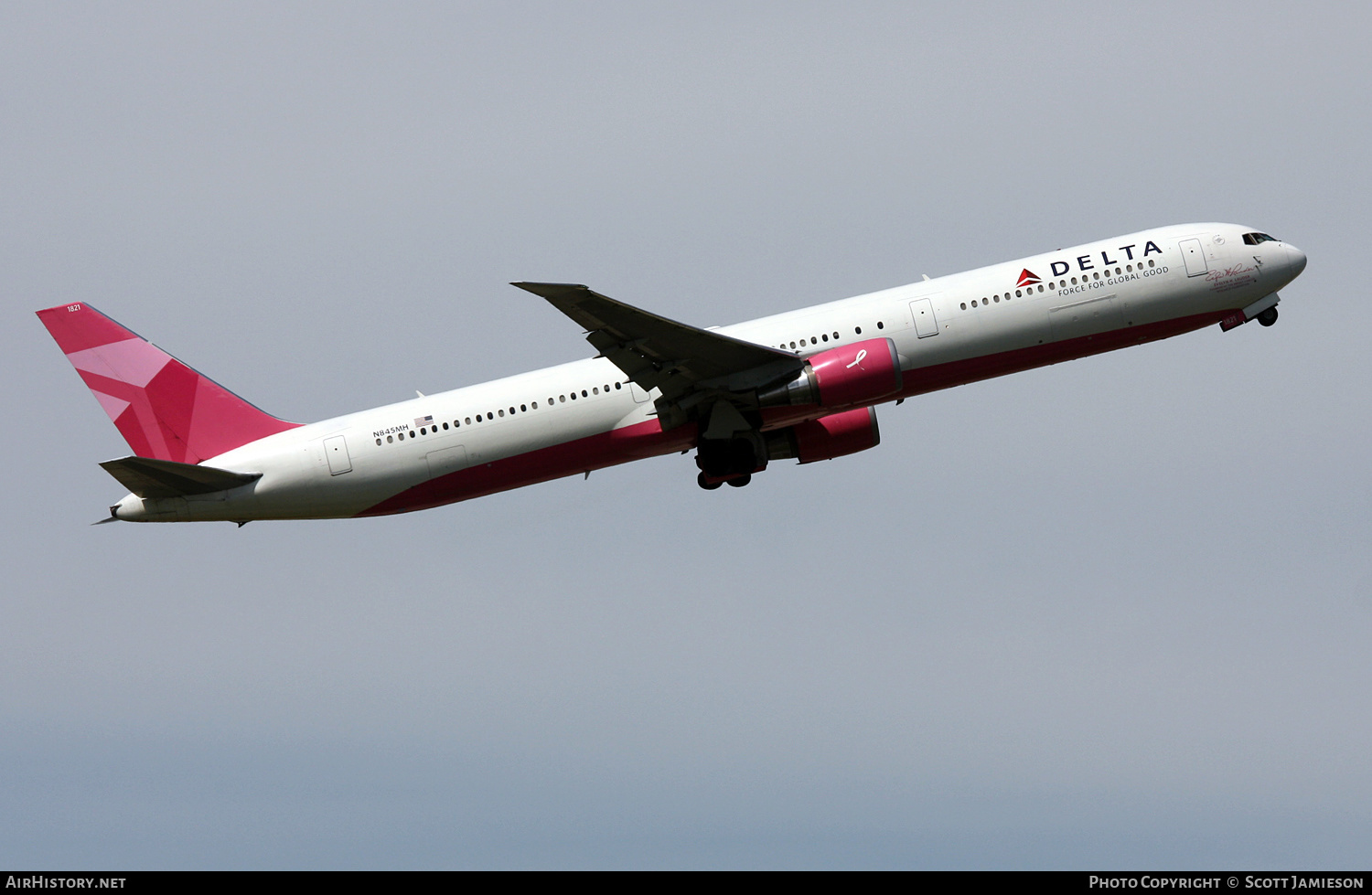 Aircraft Photo of N845MH | Boeing 767-432/ER | Delta Air Lines | AirHistory.net #461056