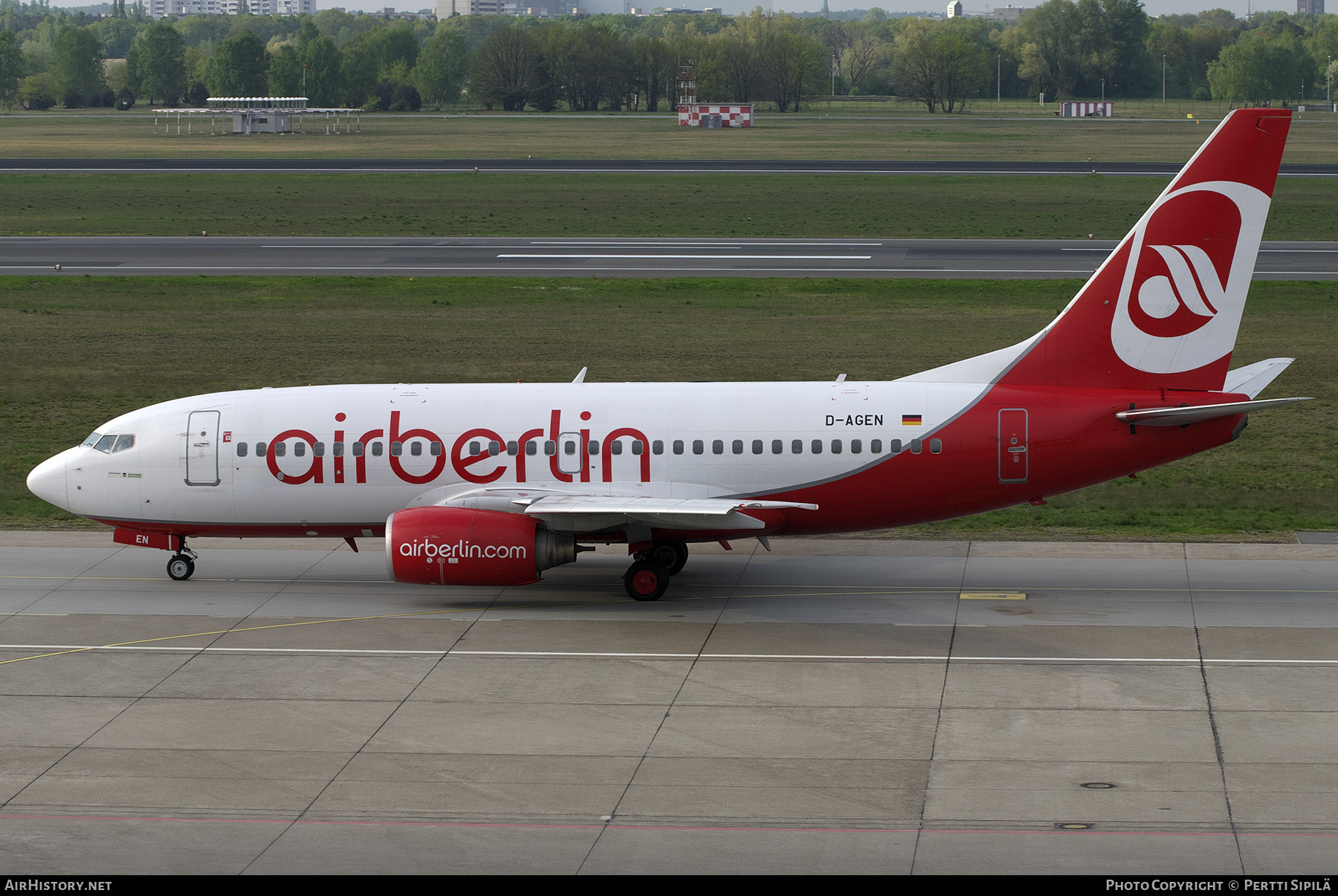 Aircraft Photo of D-AGEN | Boeing 737-75B | Air Berlin | AirHistory.net #461064