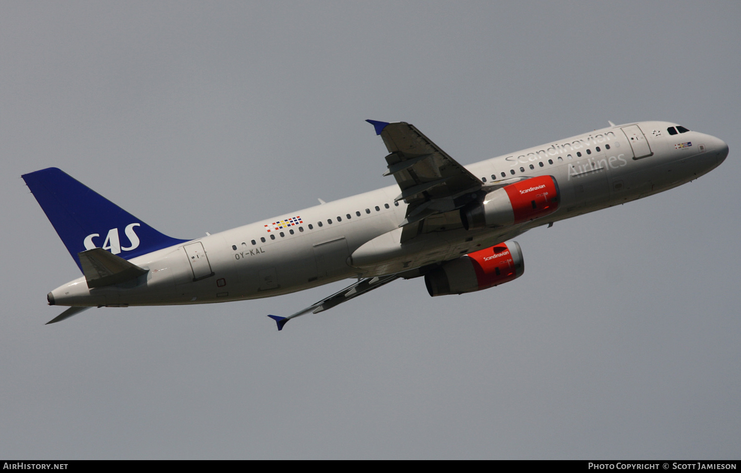 Aircraft Photo of OY-KAL | Airbus A320-232 | Scandinavian Airlines - SAS | AirHistory.net #461069