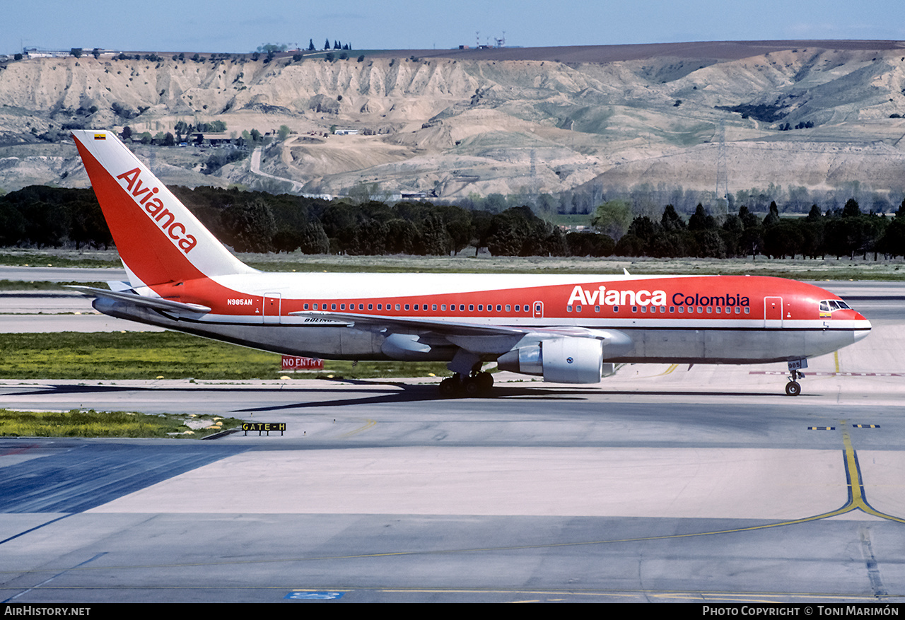 Aircraft Photo of N985AN | Boeing 767-259/ER | Avianca | AirHistory.net #461084