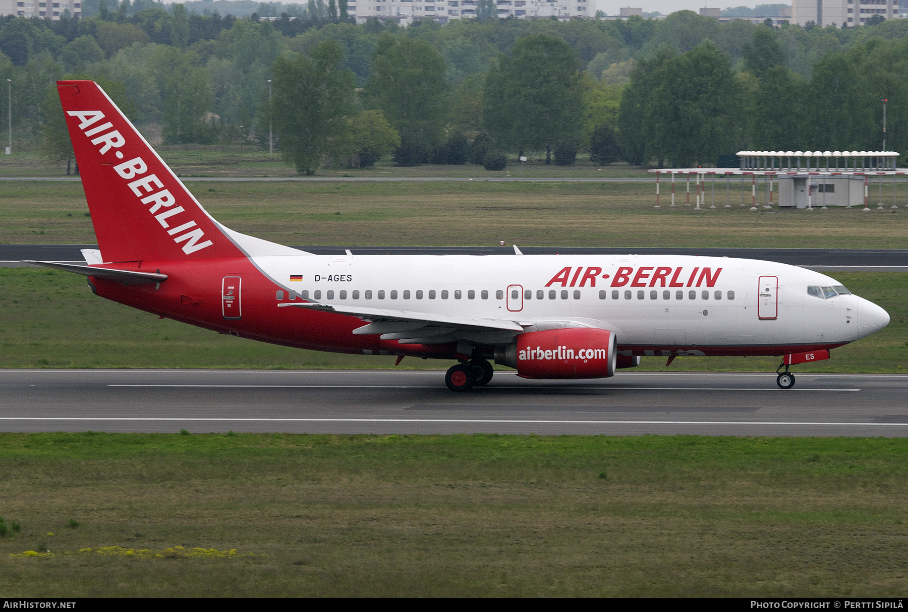 Aircraft Photo of D-AGES | Boeing 737-75B | Air Berlin | AirHistory.net #461128