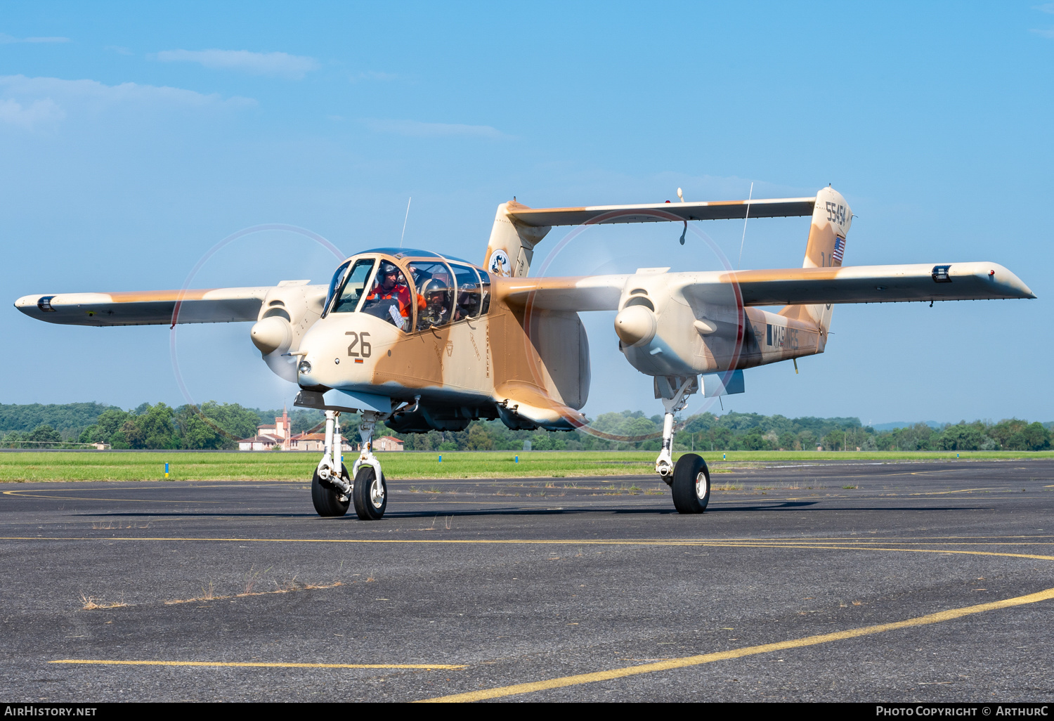 Aircraft Photo of F-AZKM / 55454 | North American Rockwell OV-10B Bronco | USA - Marines | AirHistory.net #461142