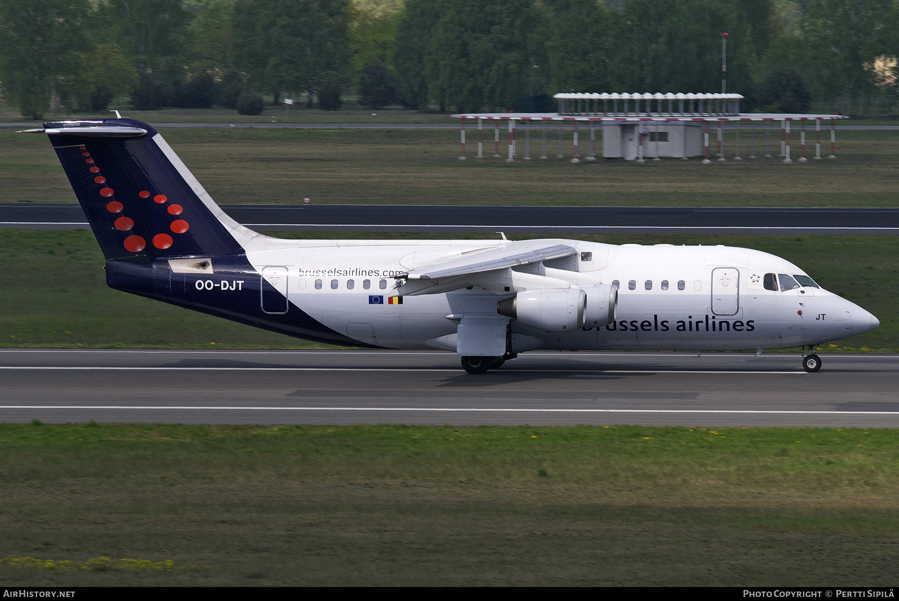 Aircraft Photo of OO-DJT | British Aerospace Avro 146-RJ85 | Brussels Airlines | AirHistory.net #461165