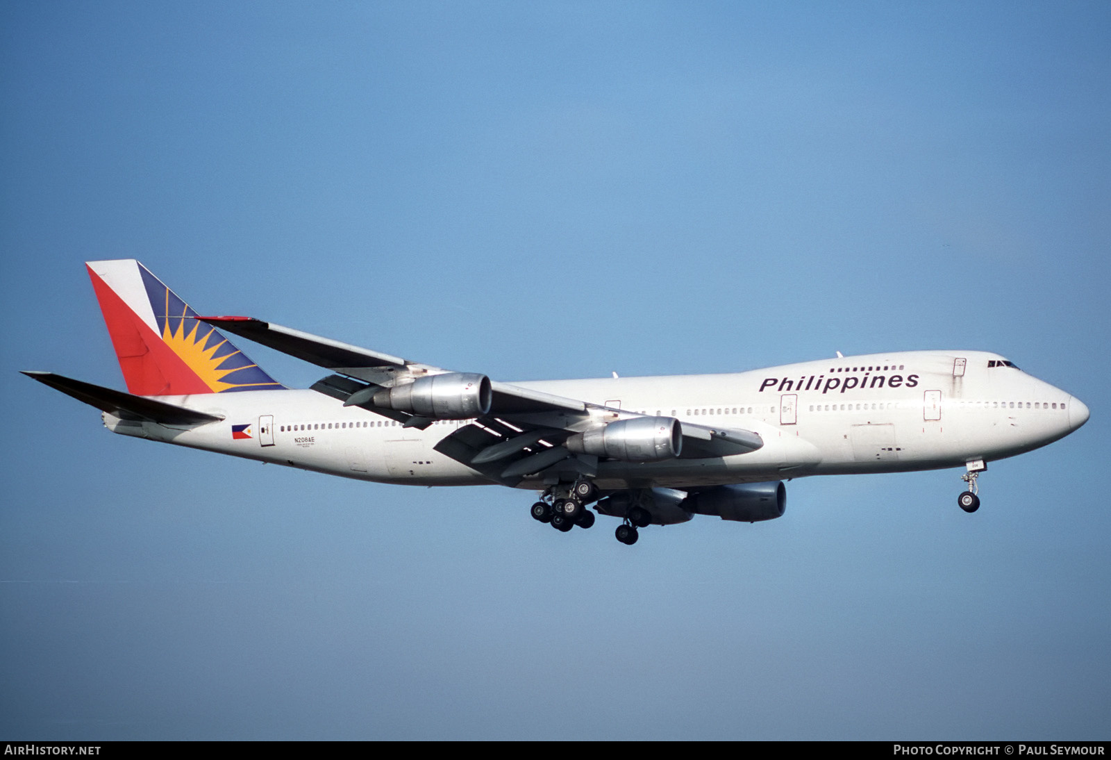 Aircraft Photo of N208AE | Boeing 747-211B | Philippine Airlines | AirHistory.net #461166