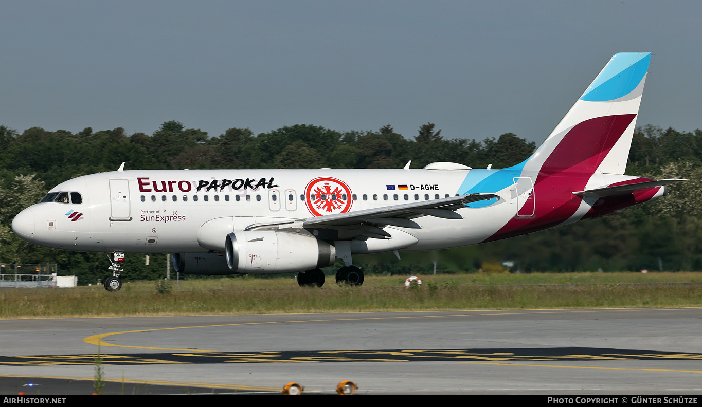 Aircraft Photo of D-AGWE | Airbus A319-132 | Eurowings | AirHistory.net #461172