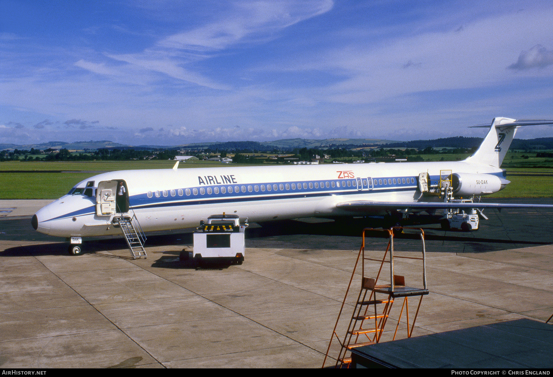 Aircraft Photo of SU-DAK | McDonnell Douglas MD-82 (DC-9-82) | ZAS Airline of Egypt | AirHistory.net #461189