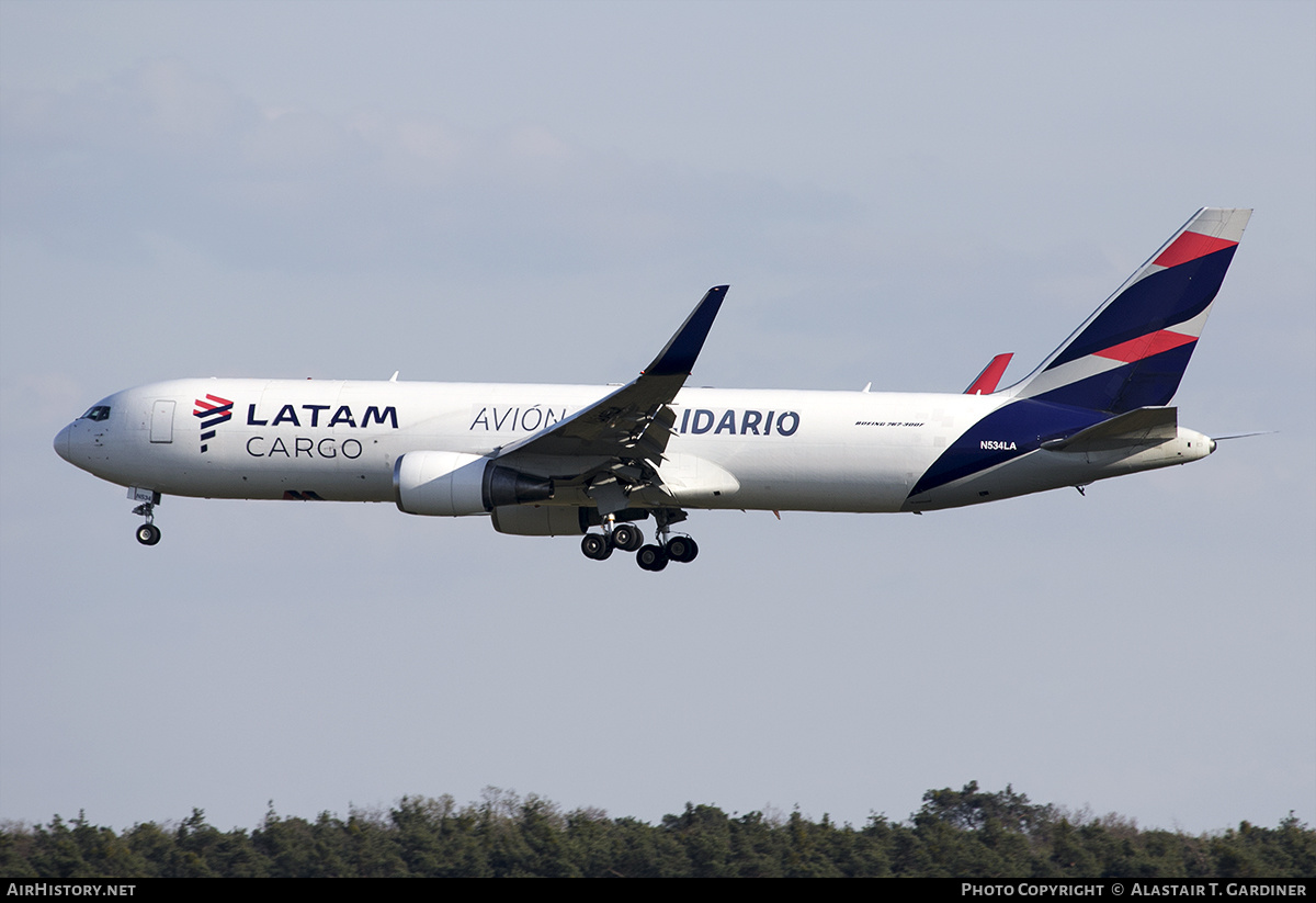 Aircraft Photo of N534LA | Boeing 767-316F/ER | LATAM Cargo | AirHistory.net #461273