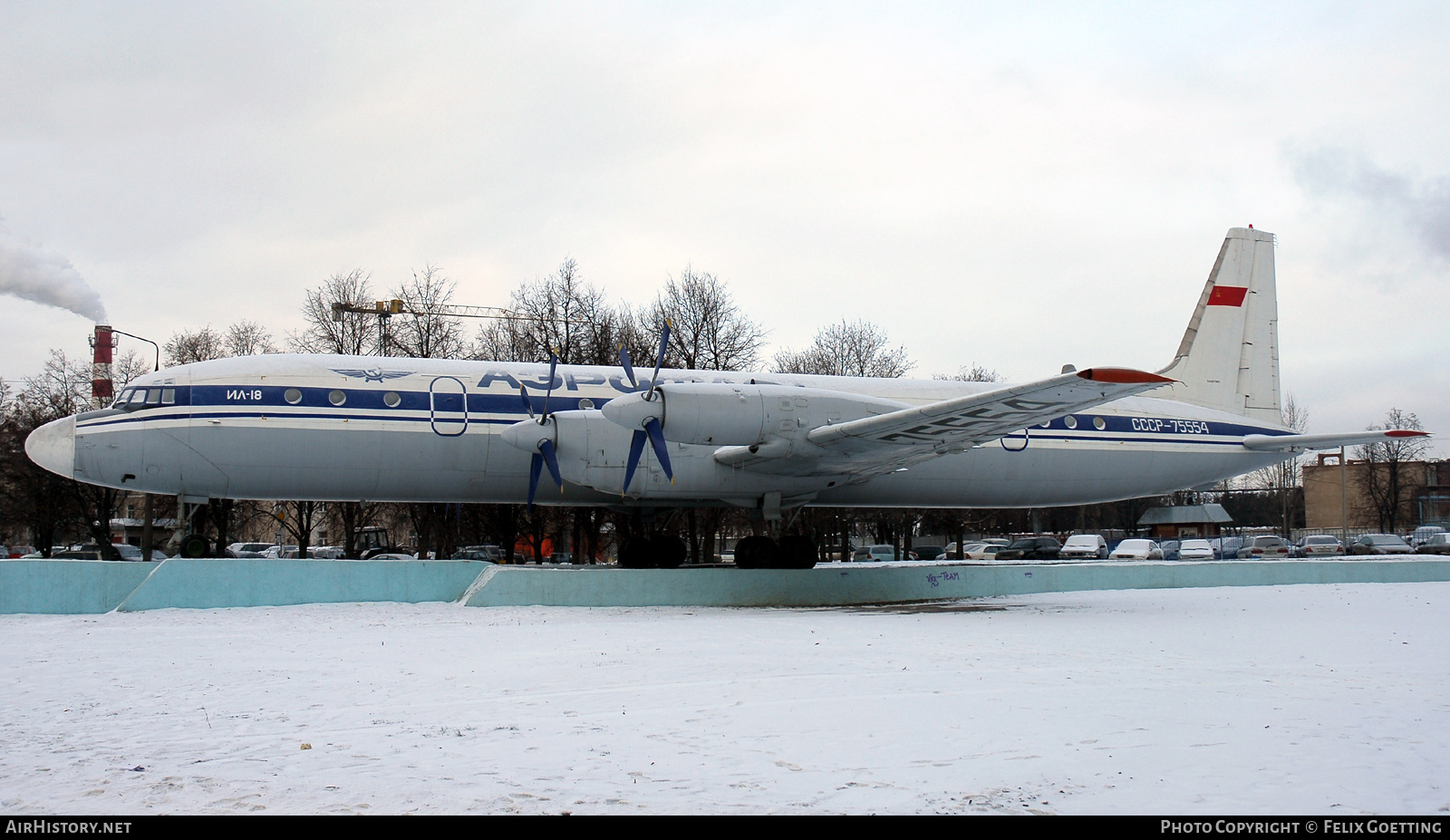 Aircraft Photo of CCCP-75554 | Ilyushin Il-18V | Aeroflot | AirHistory.net #461284