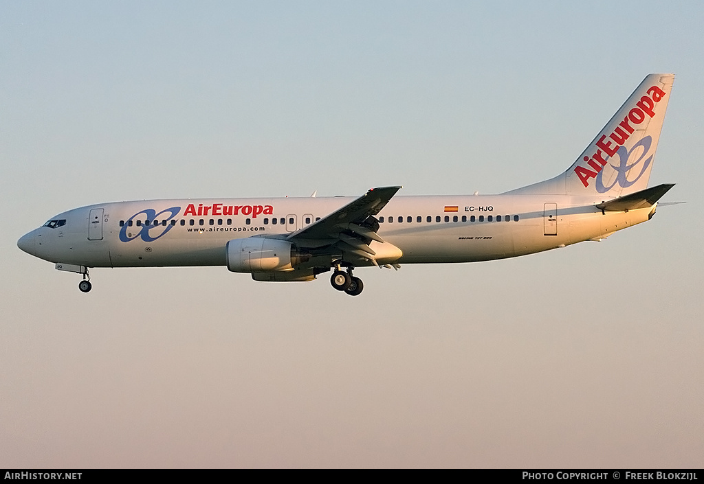 Aircraft Photo of EC-HJQ | Boeing 737-85P | Air Europa | AirHistory.net #461294